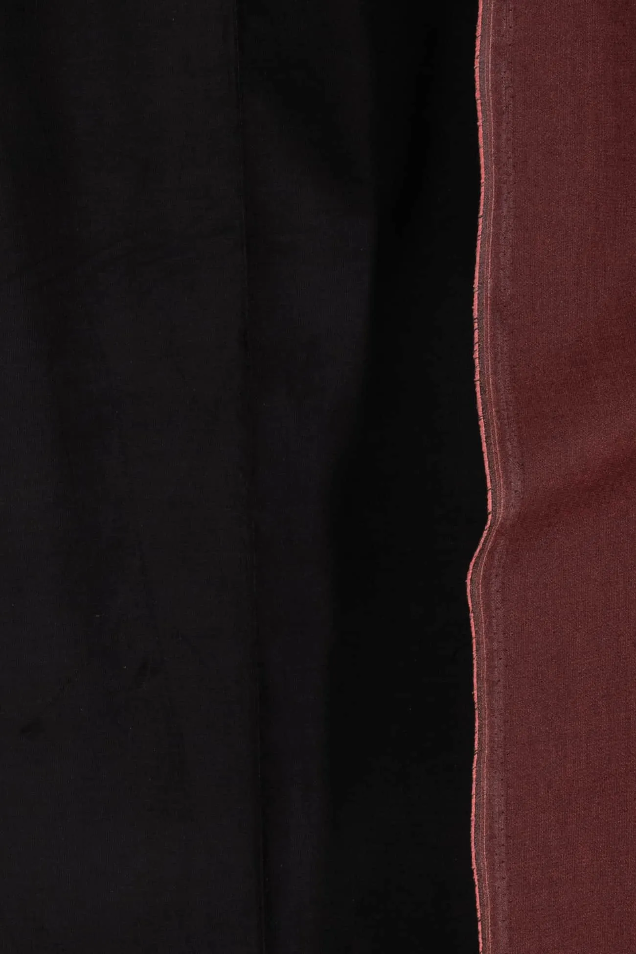 Merlot Japanese Micro Wale Stretch Cotton Corduroy