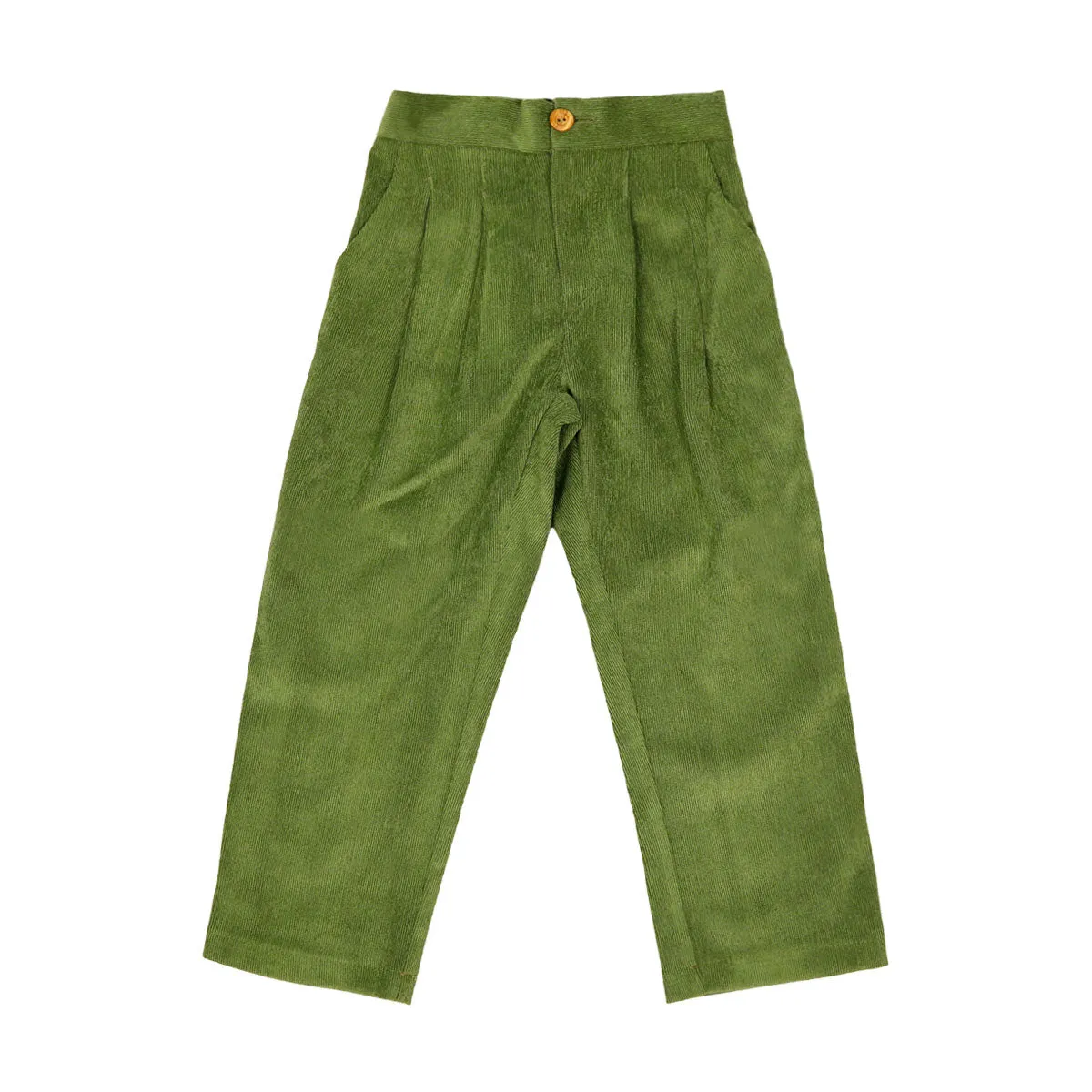 Olive Corduroy Twill Pants