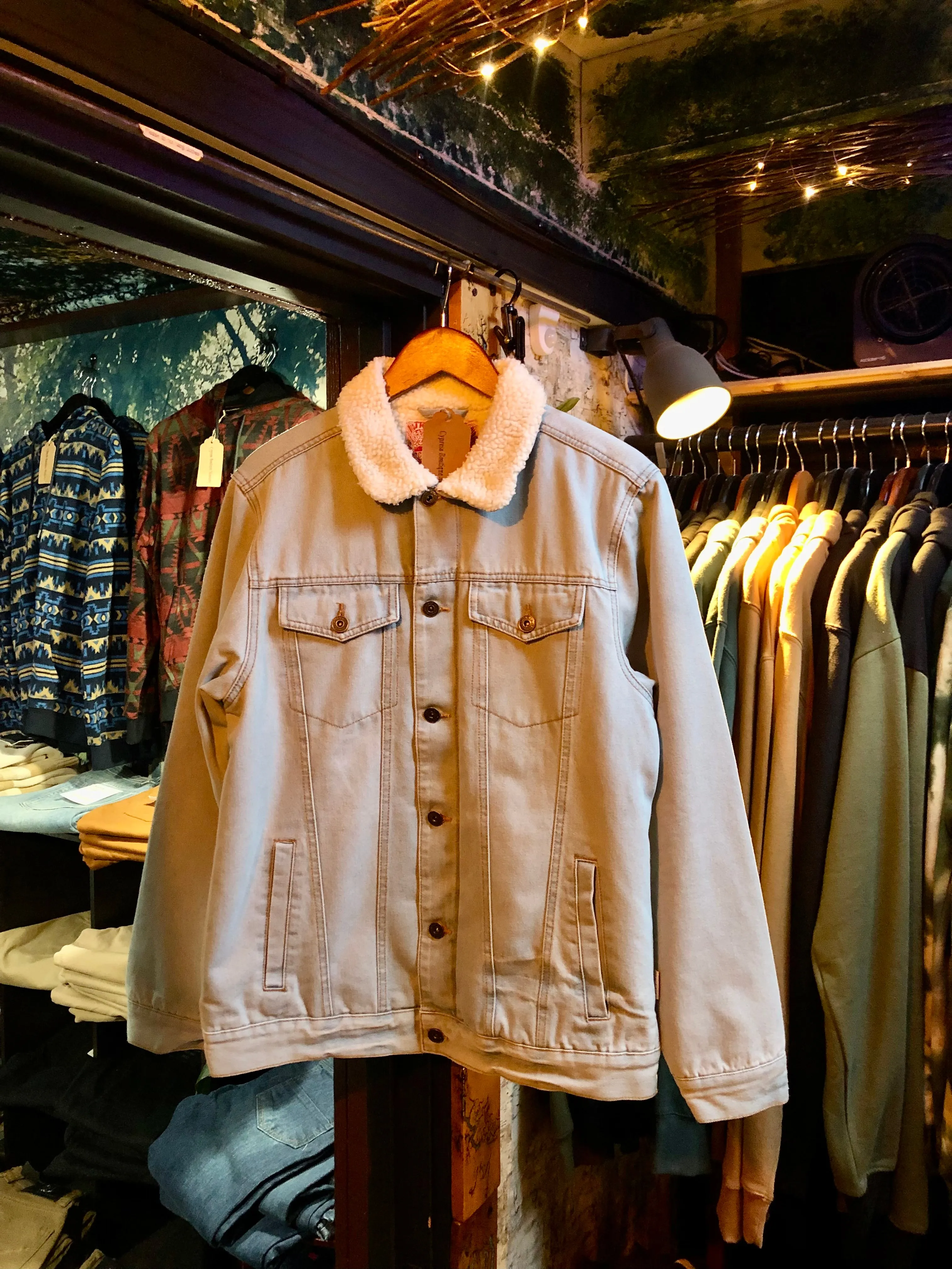 Original Sherpa Denim Trucker Jacket