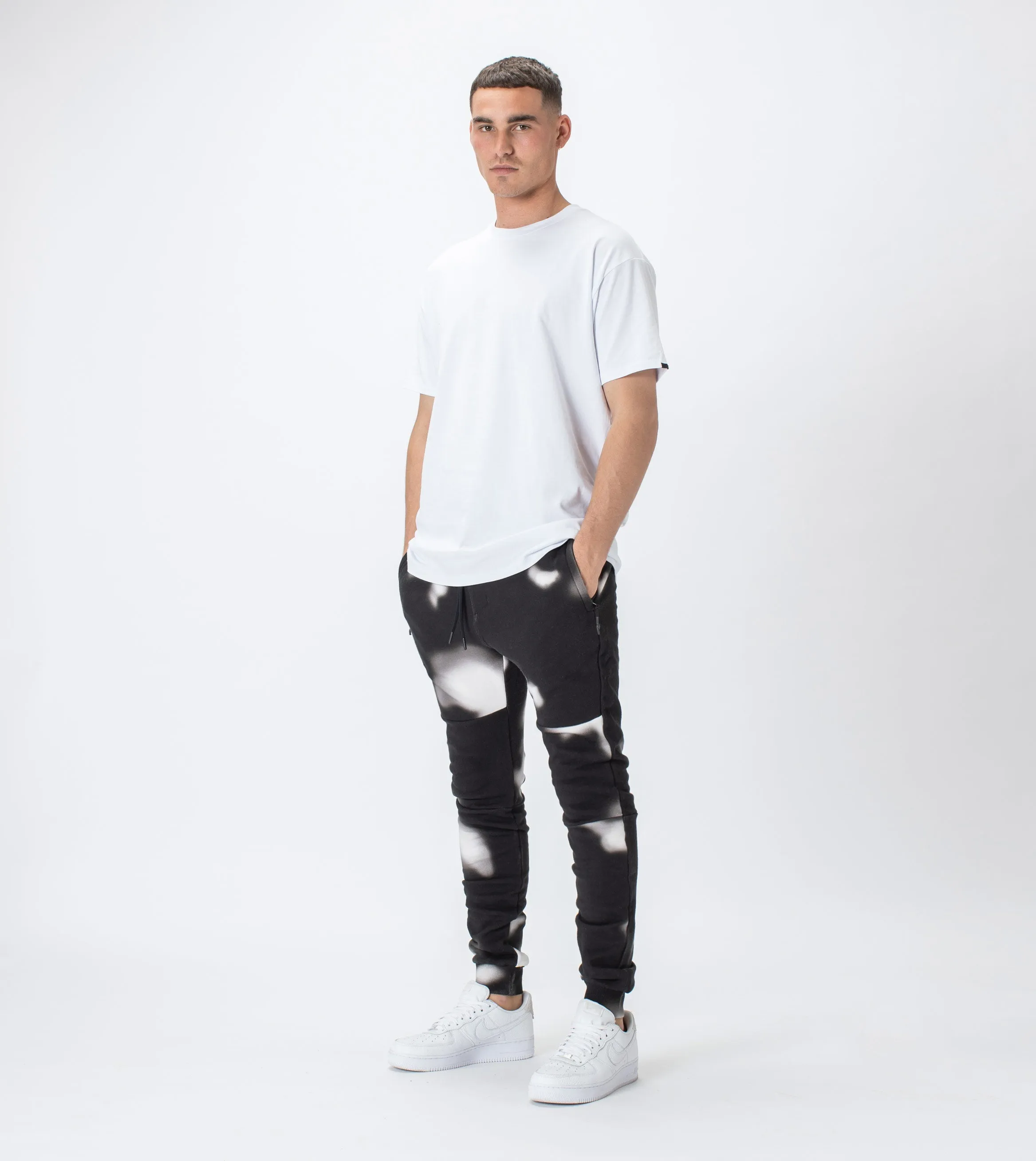 Patch Sureshot Fleece Jogger Black/Milk