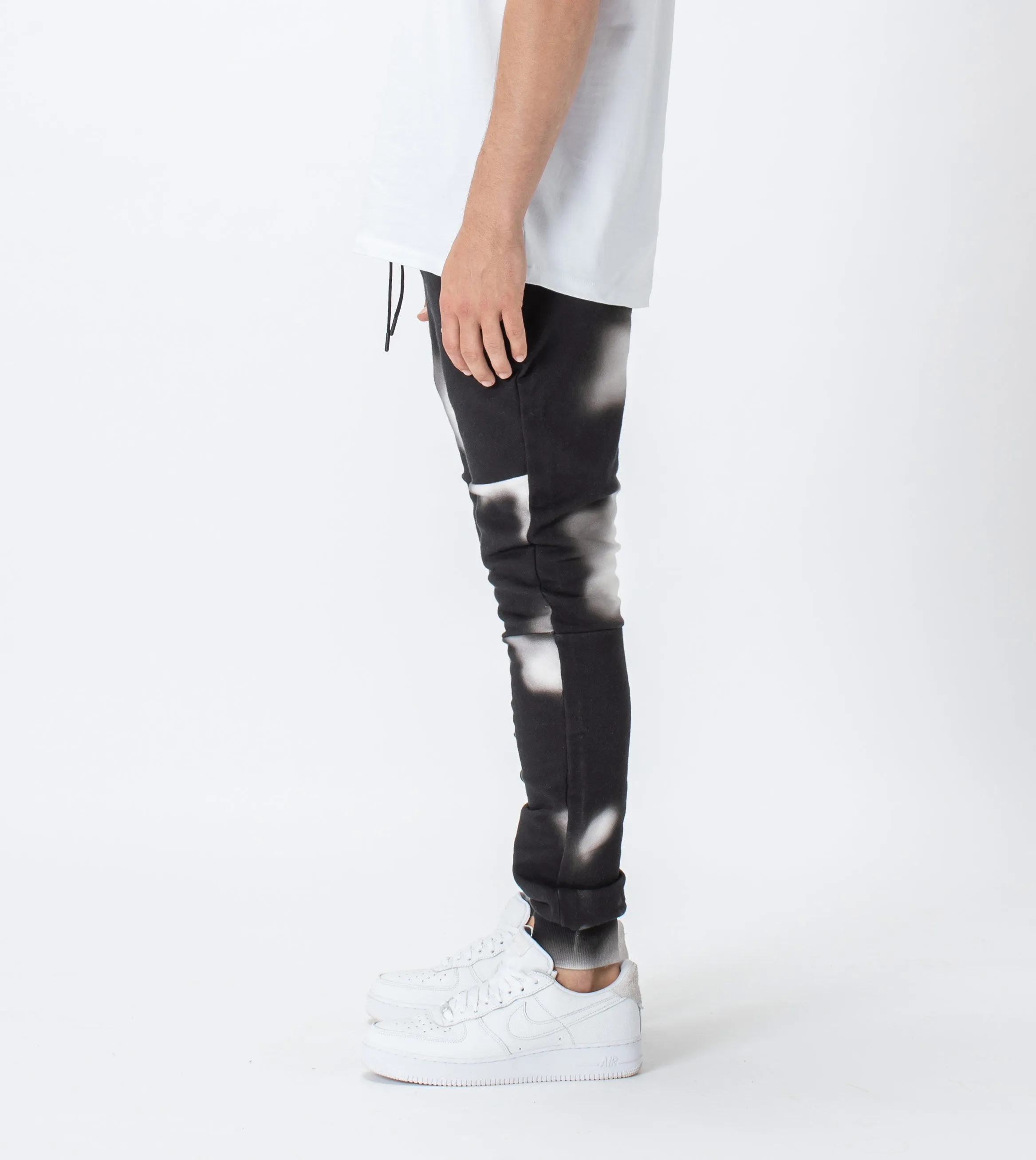 Patch Sureshot Fleece Jogger Black/Milk