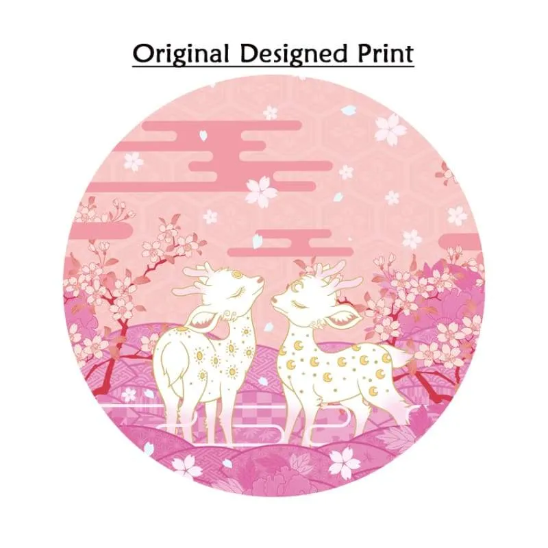 Pink Deer Couple Kimono Cardigan