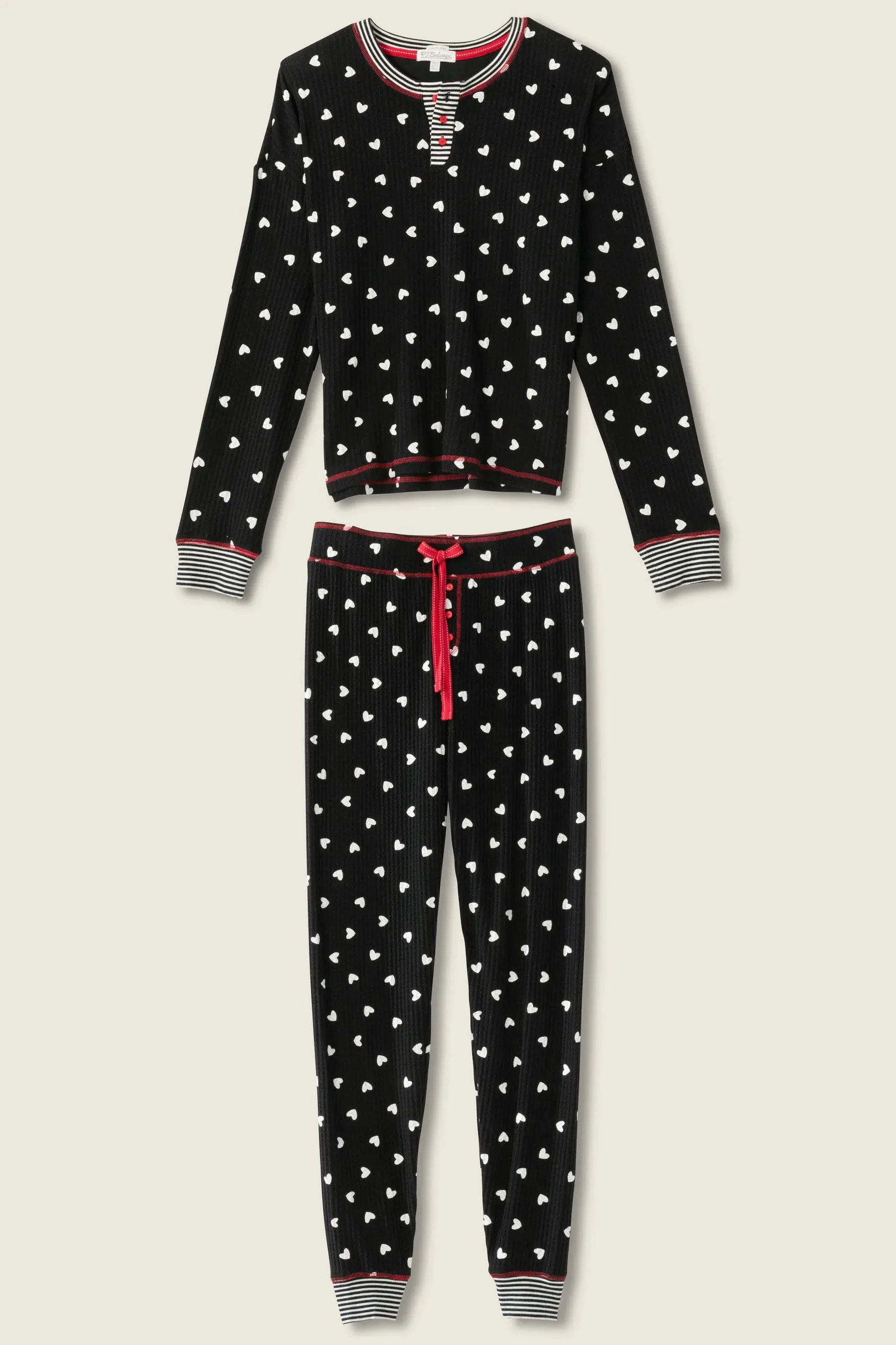 PJ Ski Jammies Waffle Thermal Set