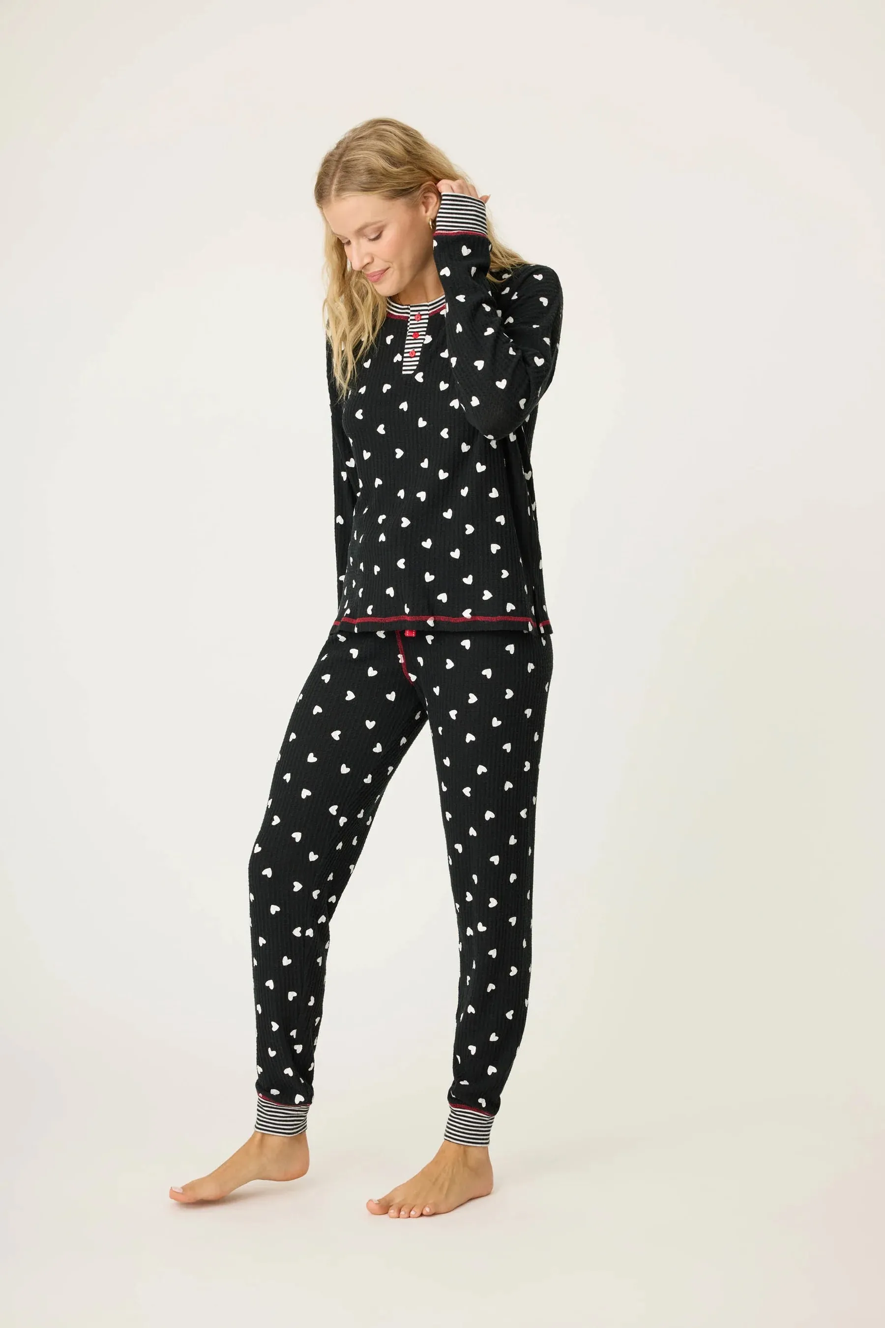 PJ Ski Jammies Waffle Thermal Set