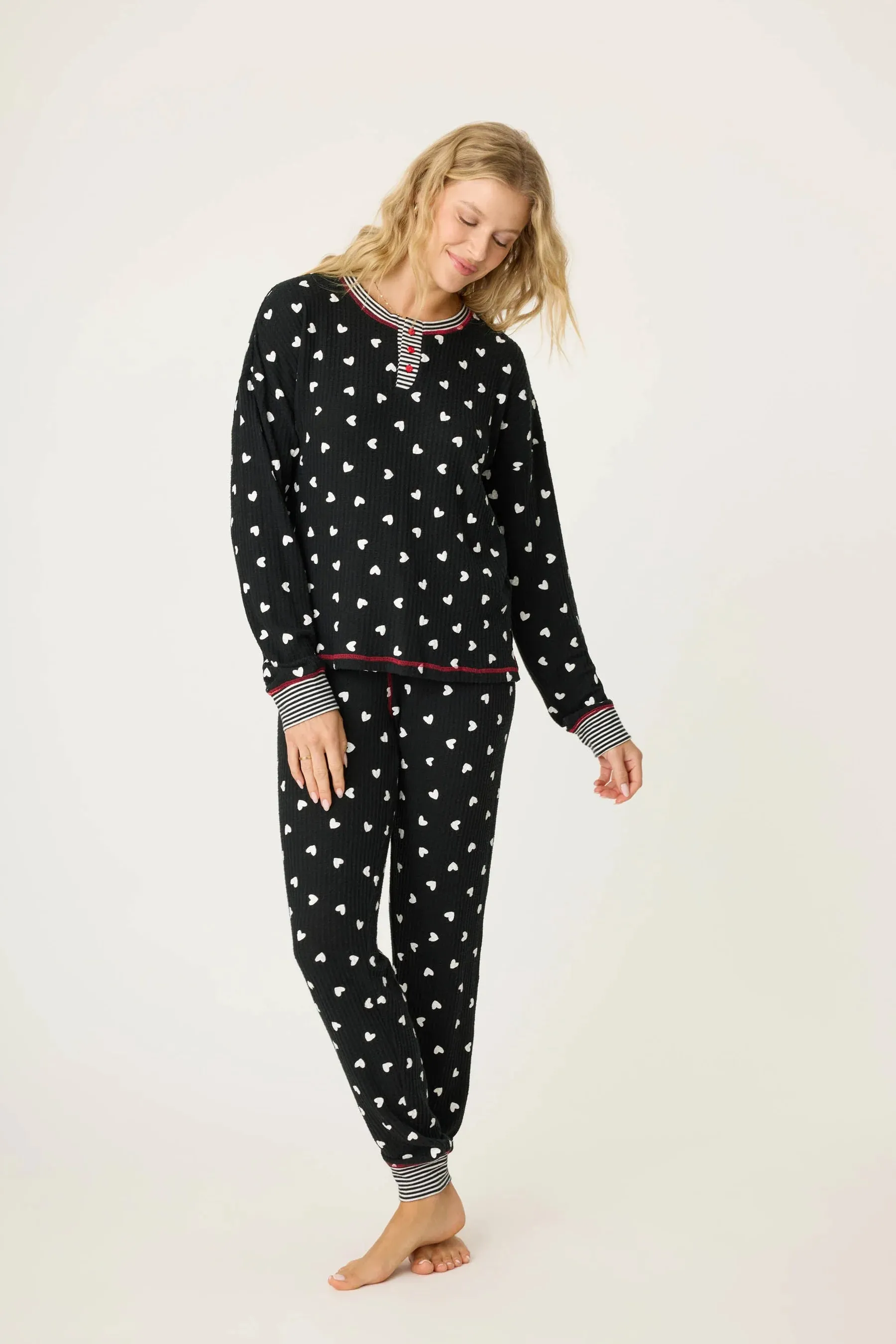 PJ Ski Jammies Waffle Thermal Set