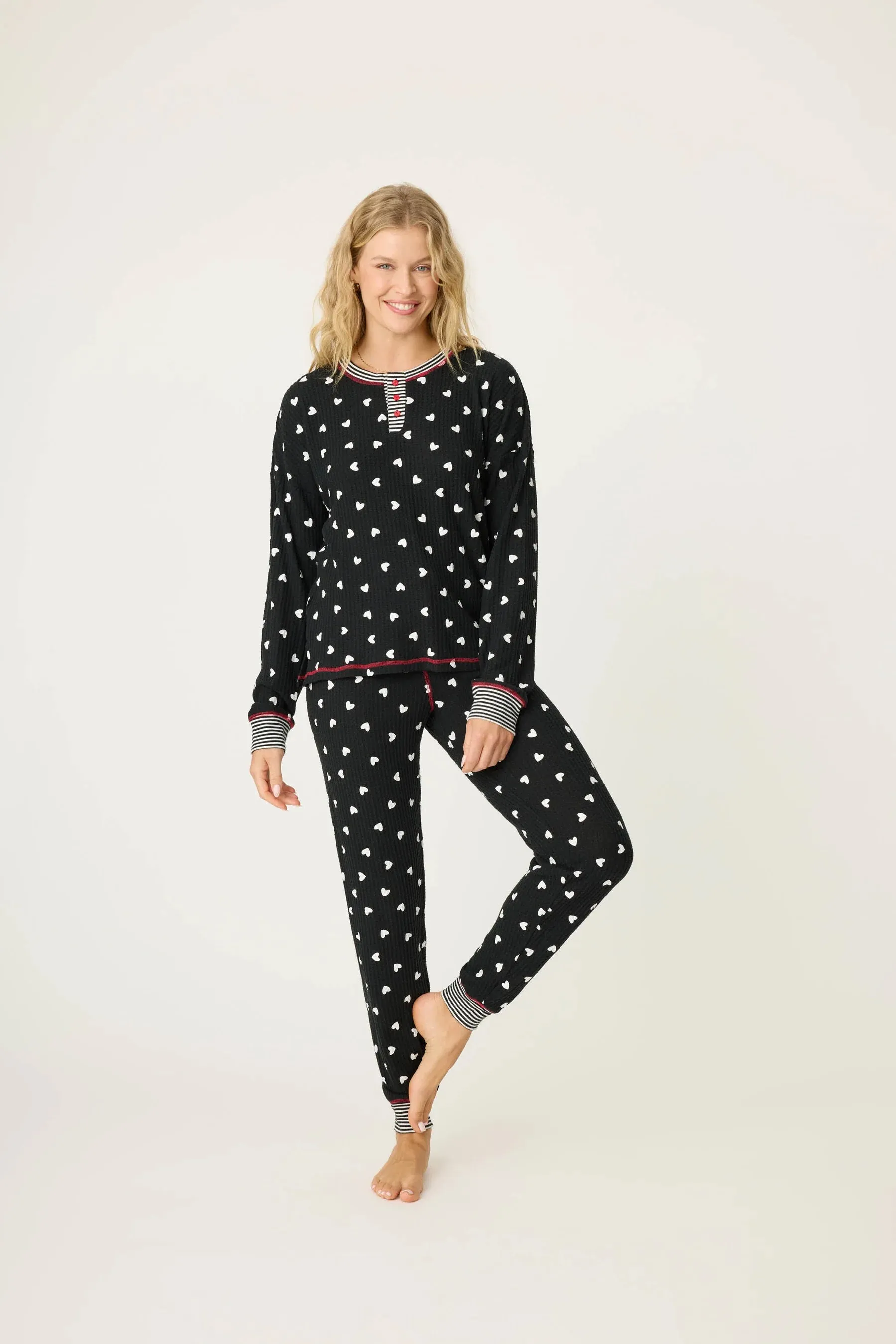 PJ Ski Jammies Waffle Thermal Set