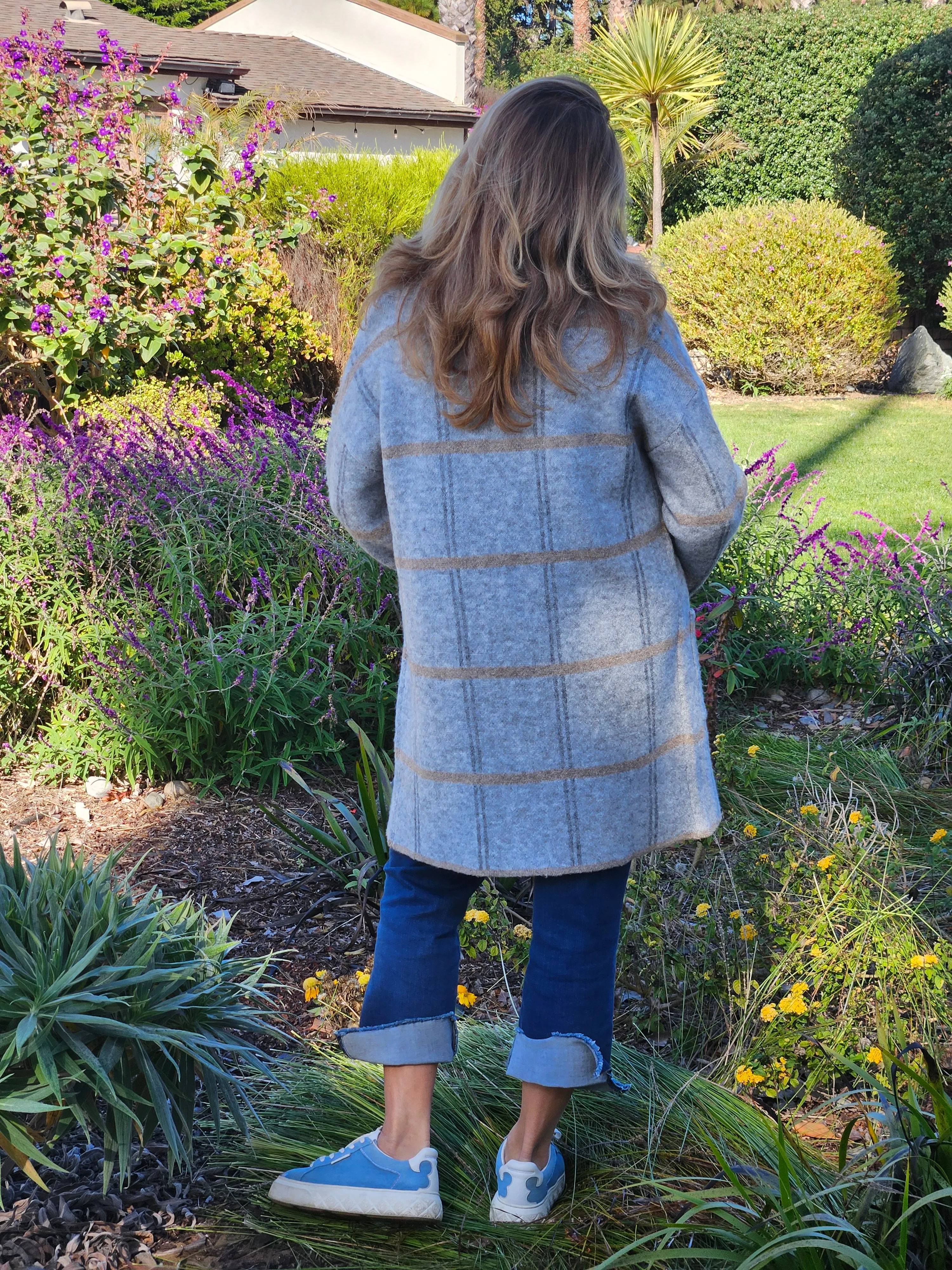 Plaid Cardigan