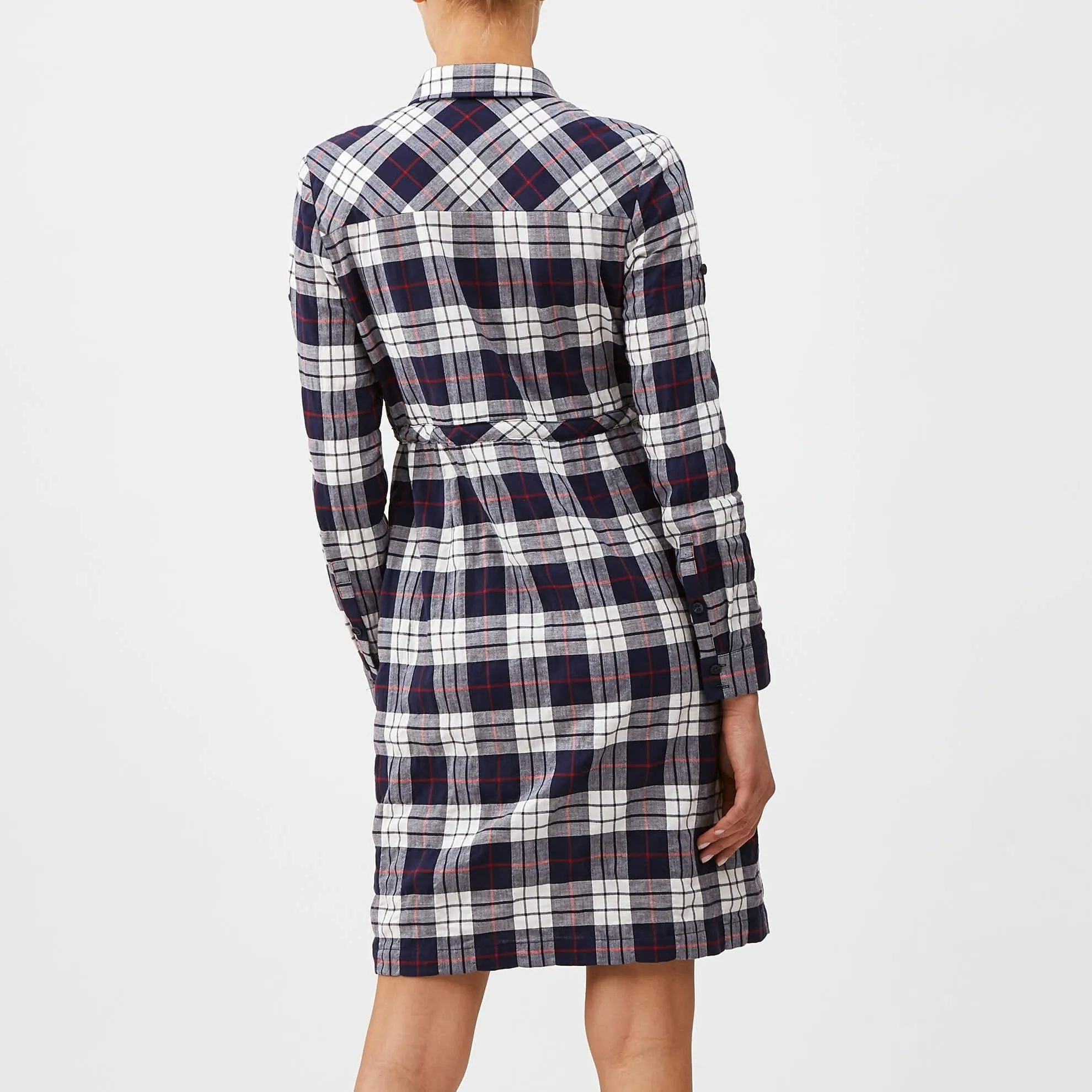 Plaid Shirtdress