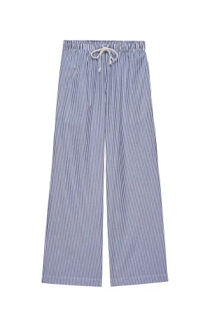 Pop Pant, Navy Stripe