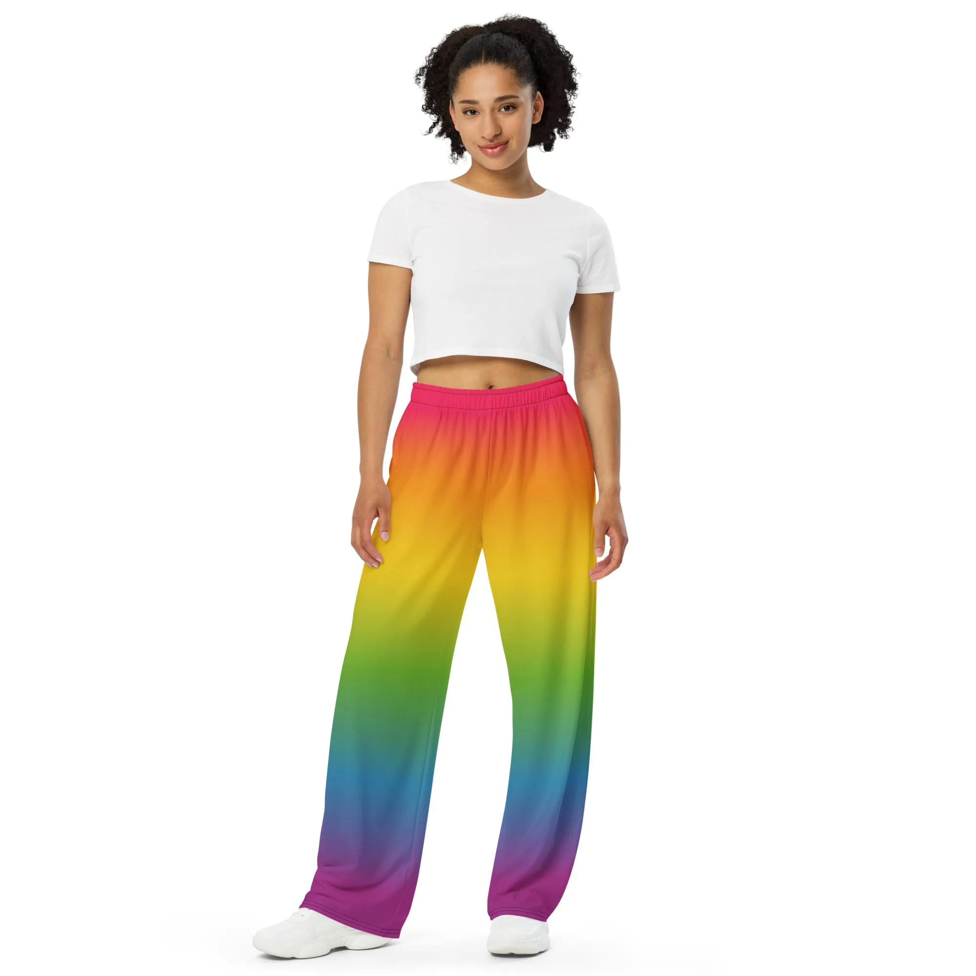 Rainbow Graduation Wide-leg Pants/Trousers