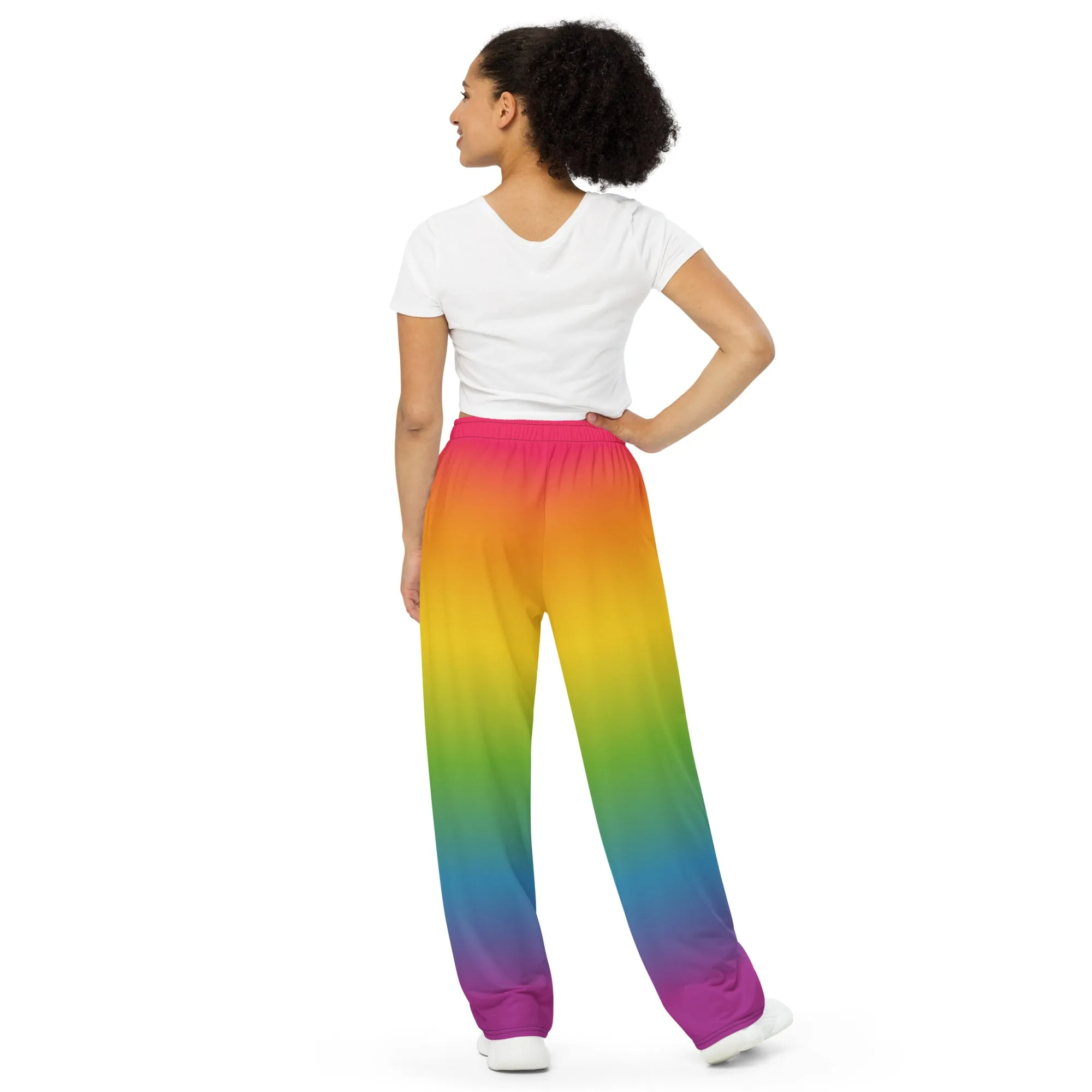 Rainbow Graduation Wide-leg Pants/Trousers