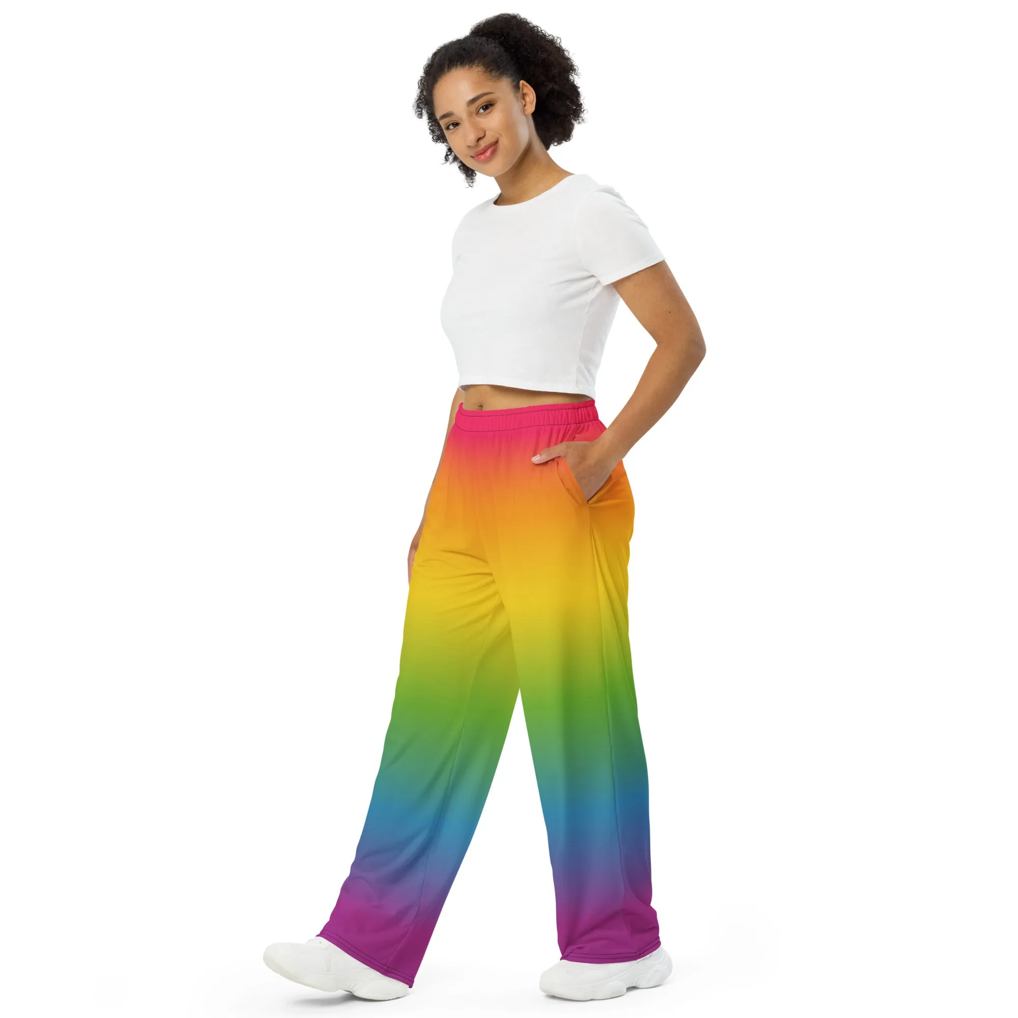 Rainbow Graduation Wide-leg Pants/Trousers