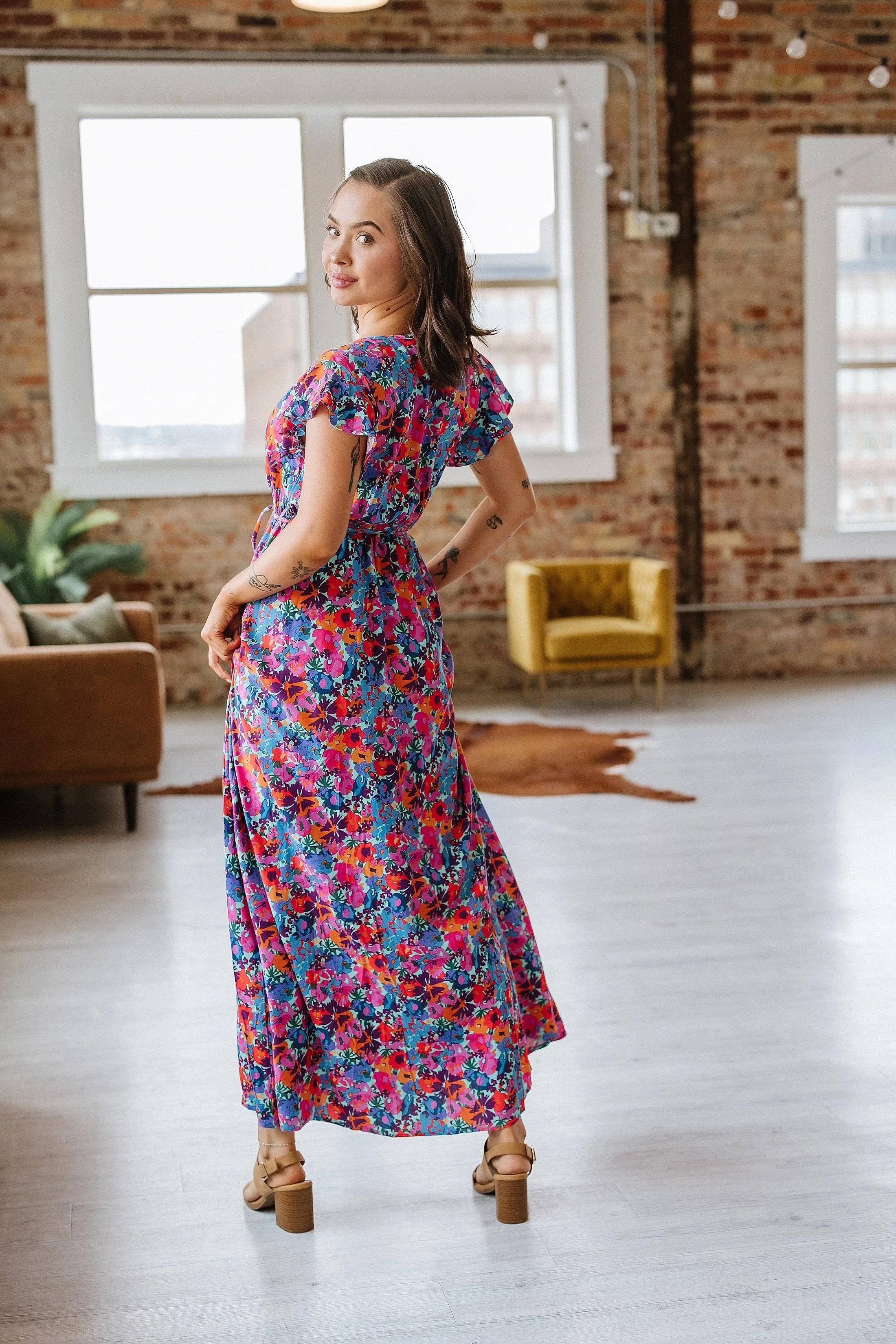 SALE - Perez Floral Print Maxi Dress | S-XL