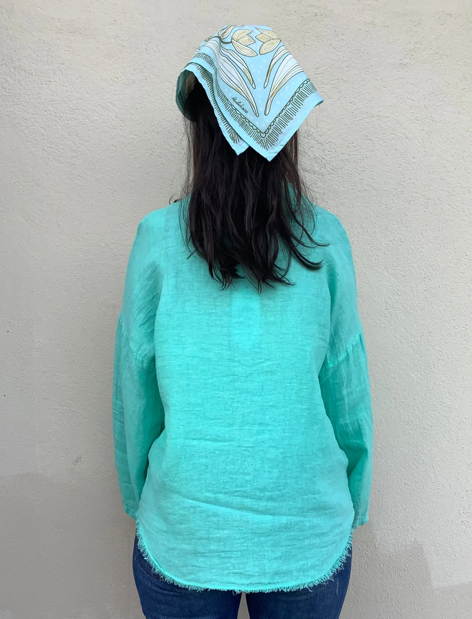 Seaspray Linen Blouse