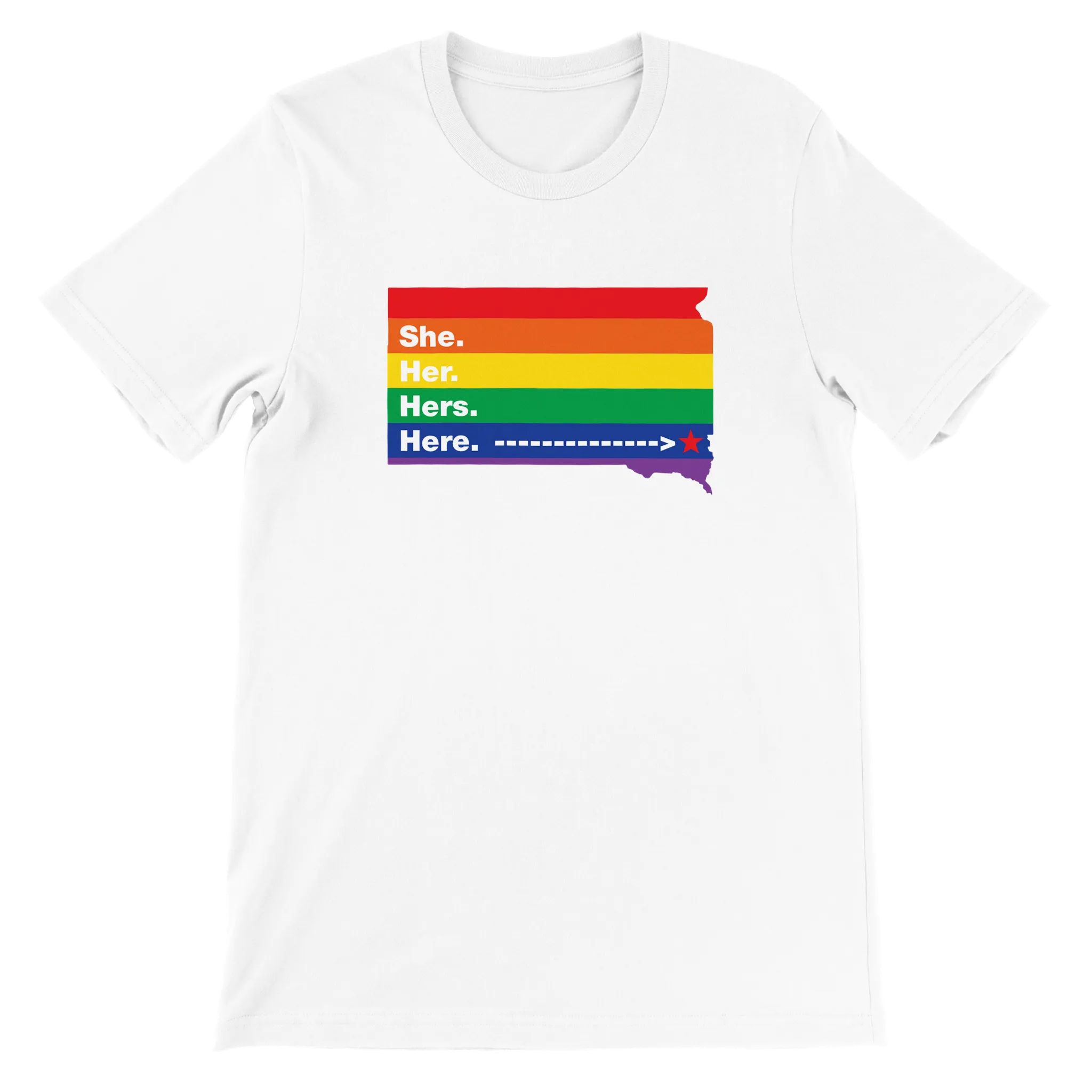 She/Her/Hers/Here SoDak Shirt