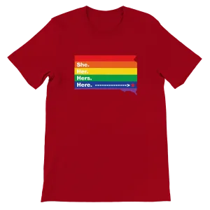 She/Her/Hers/Here SoDak Shirt