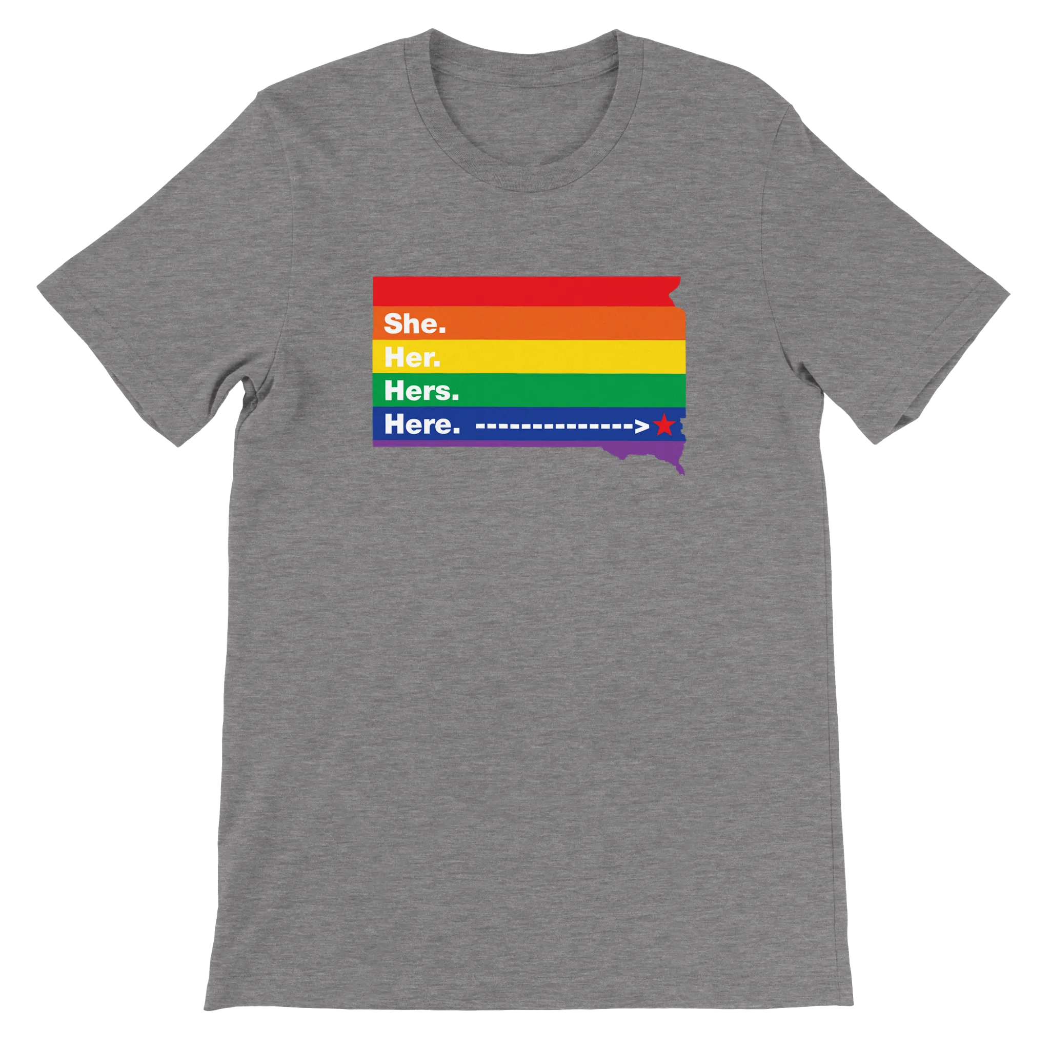 She/Her/Hers/Here SoDak Shirt