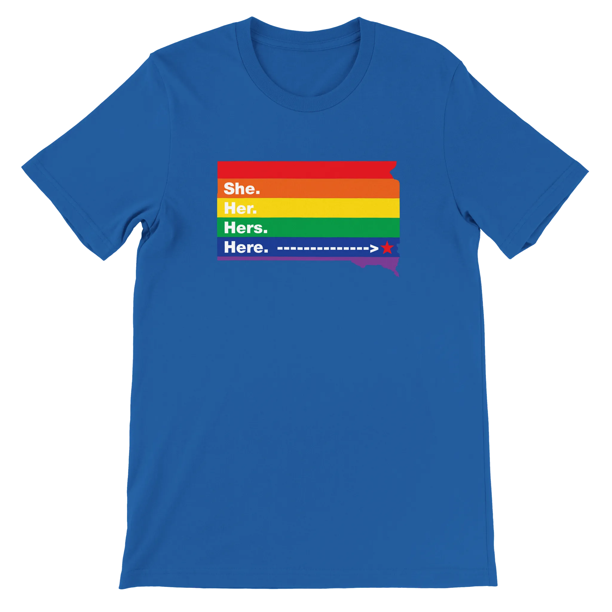 She/Her/Hers/Here SoDak Shirt