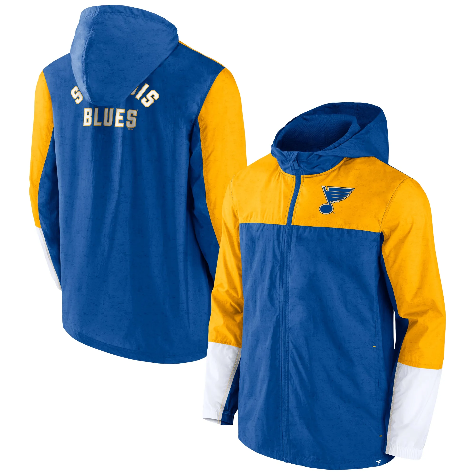 ST. LOUIS BLUES FANATICS WRIST SHOT FULL-ZIP JACKET - MULTI