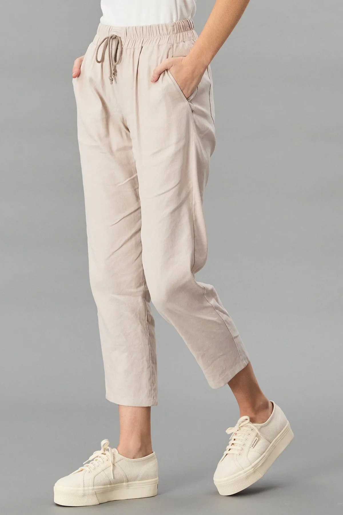 Stretch Linen Jogger