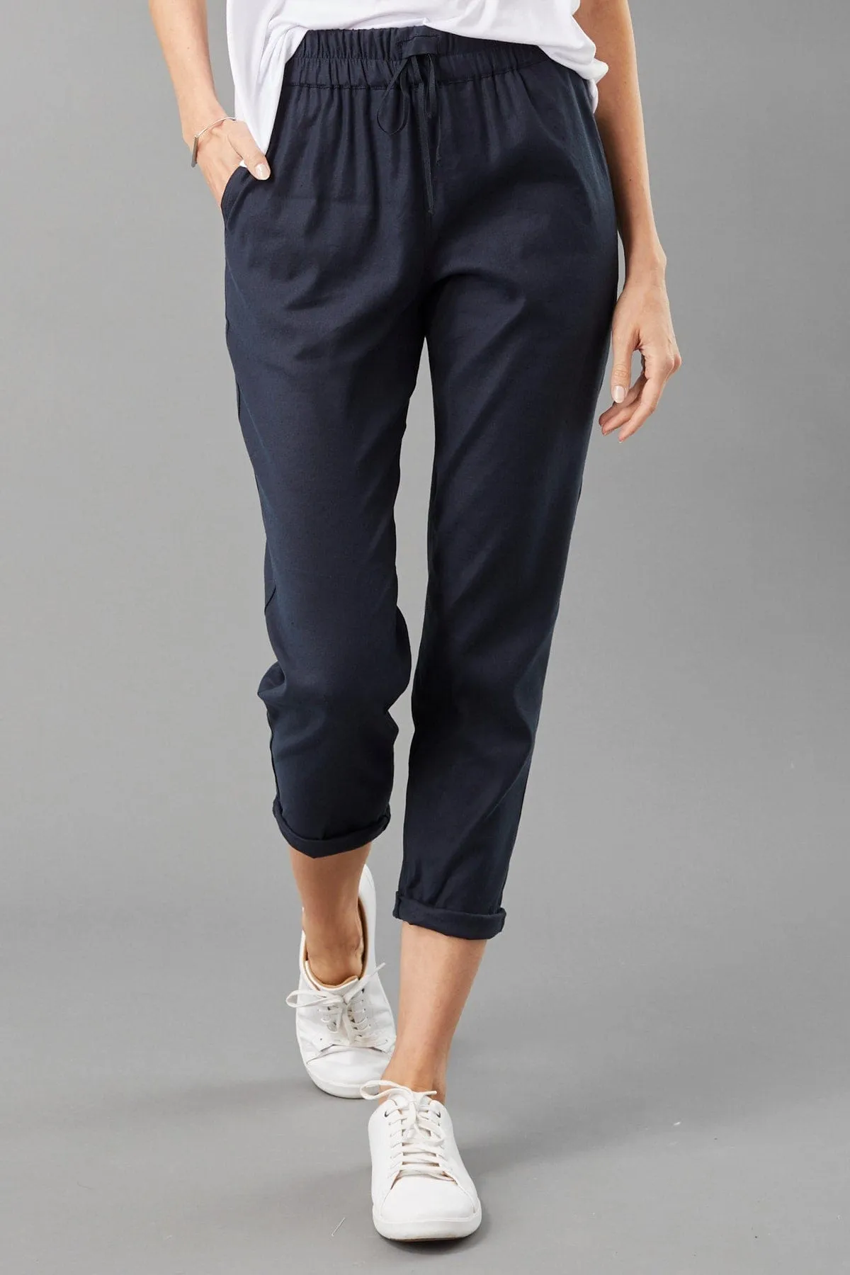 Stretch Linen Jogger