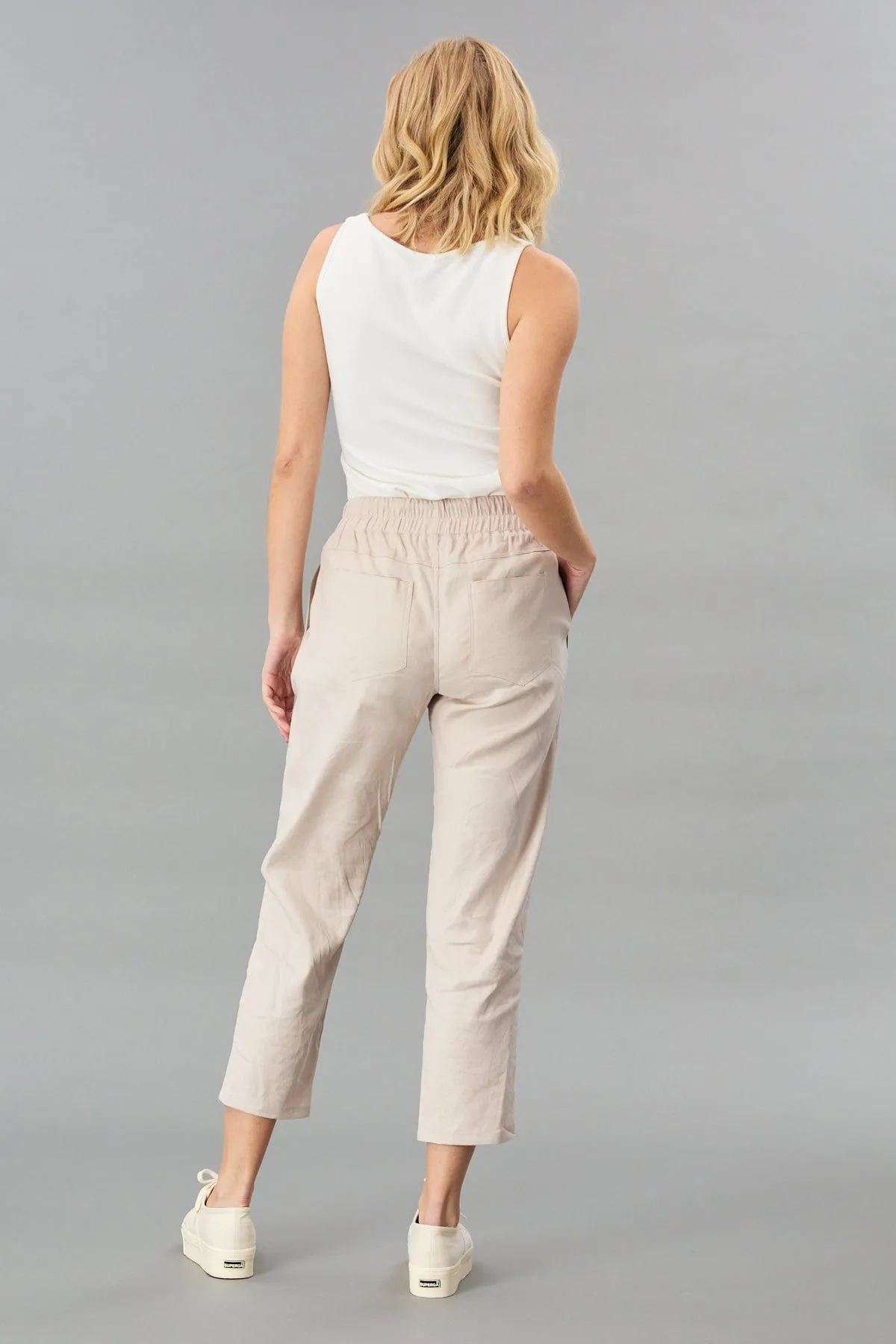 Stretch Linen Jogger