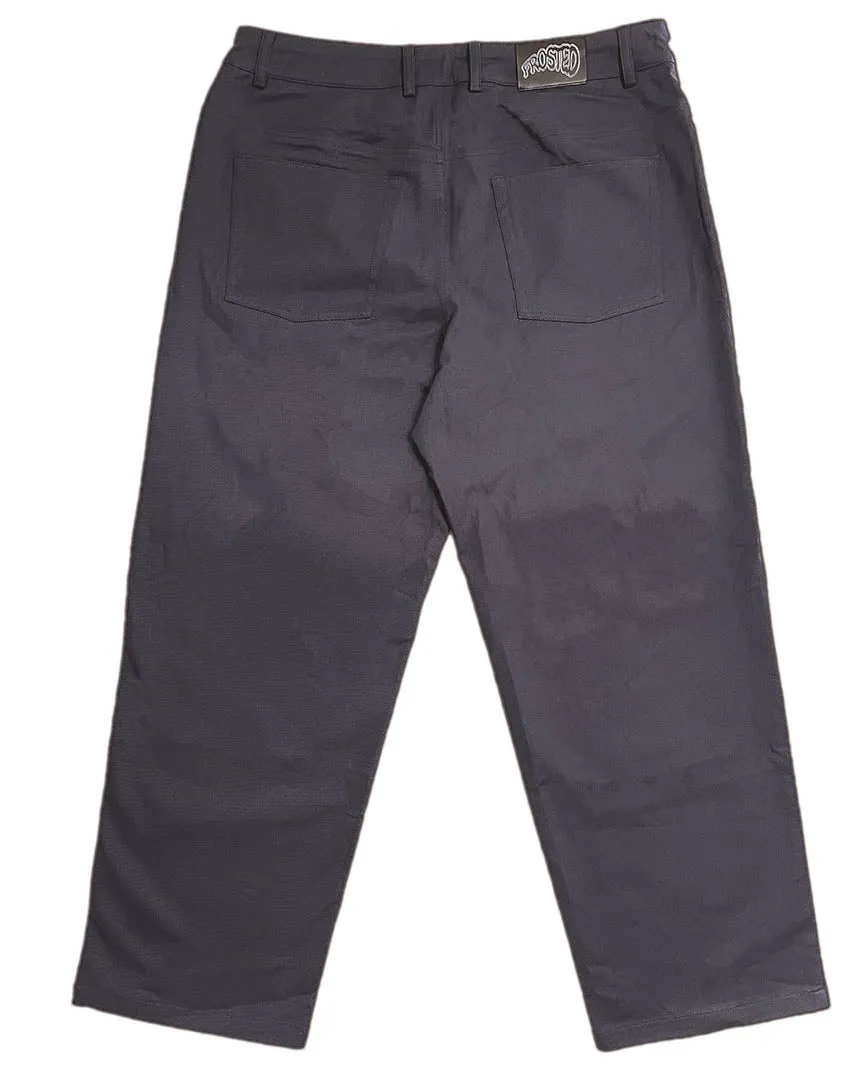 Stretchy Cotton Pants - Navy