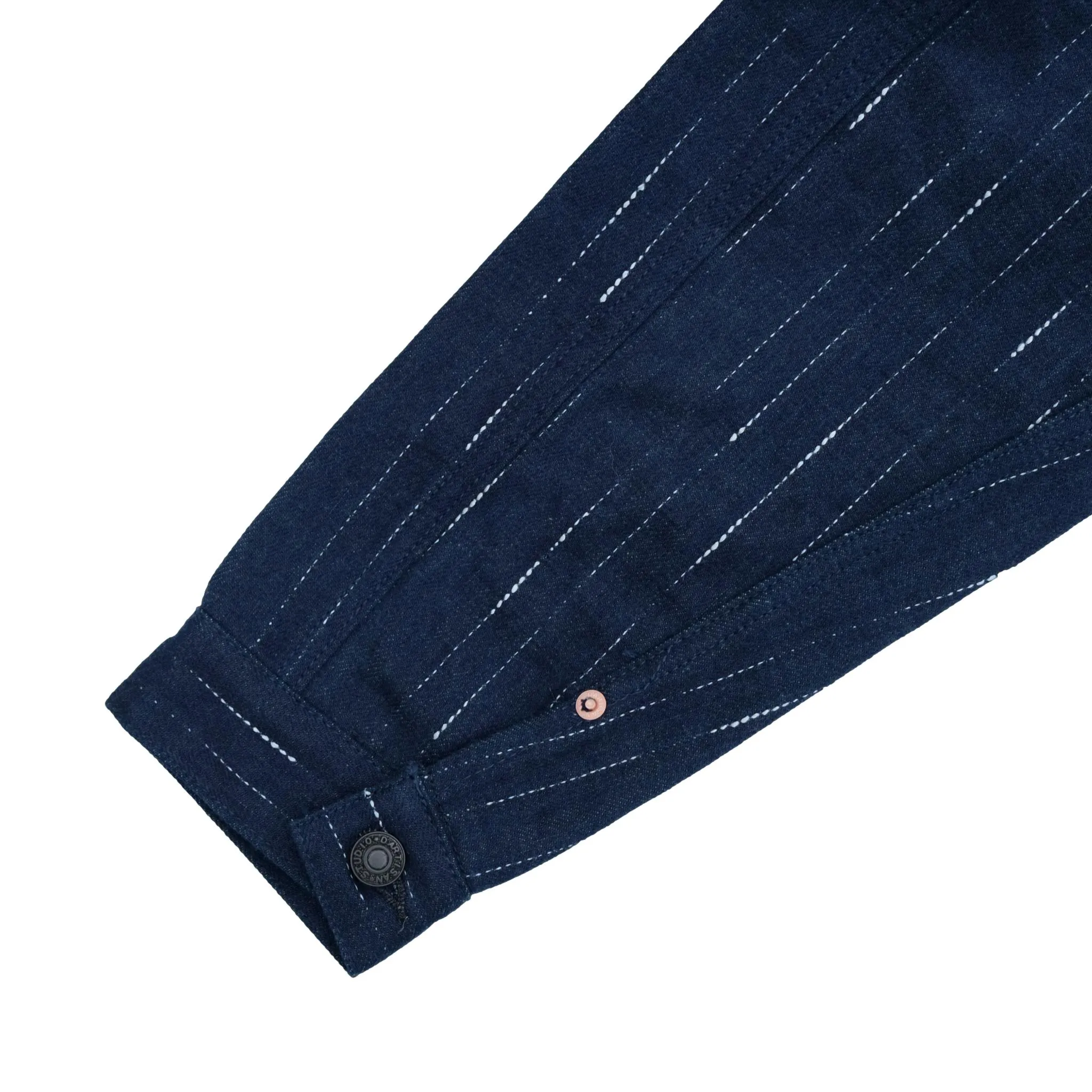 Studio D'Artisan Indigo "Rain" Kasuri Selvedge Jacket