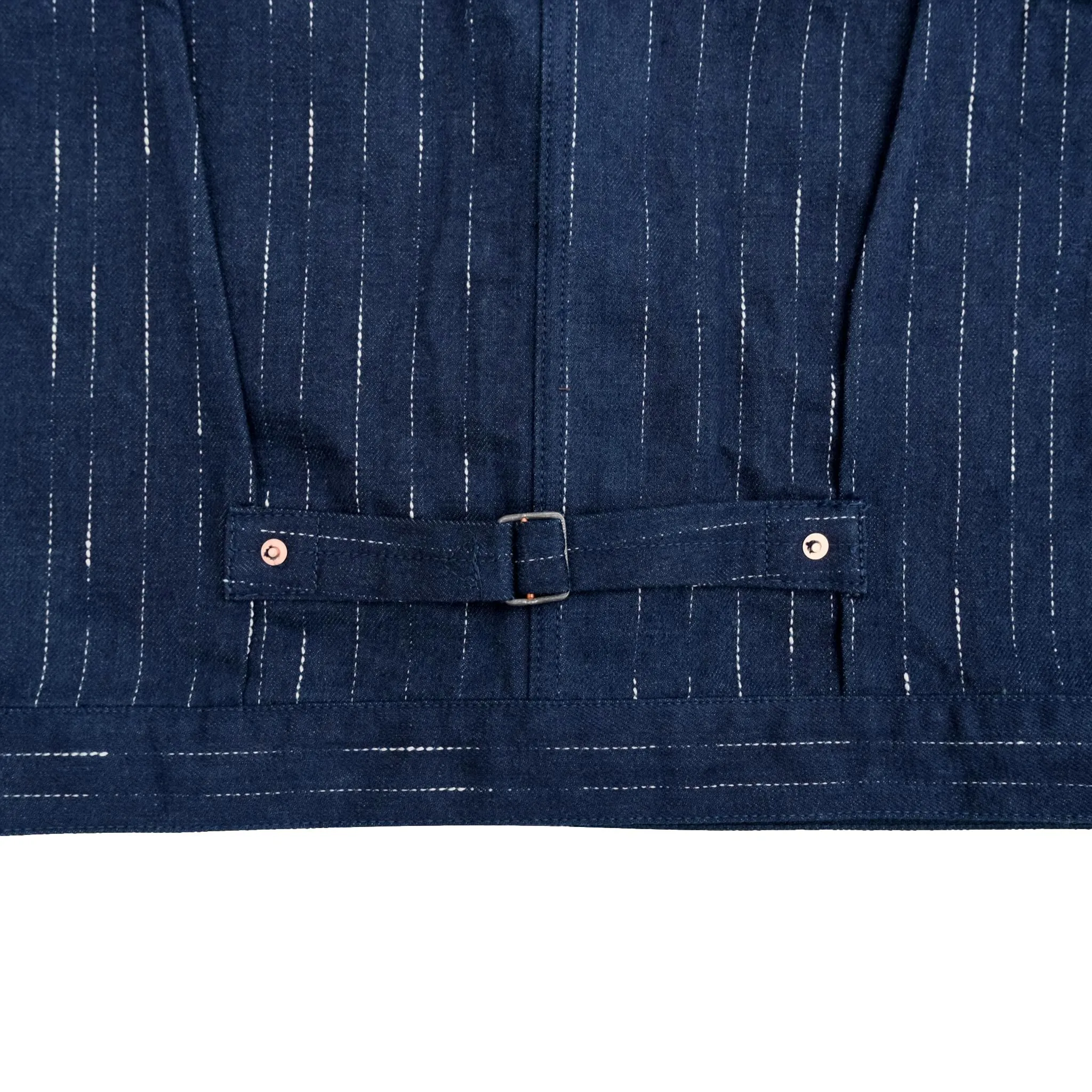 Studio D'Artisan Indigo "Rain" Kasuri Selvedge Jacket