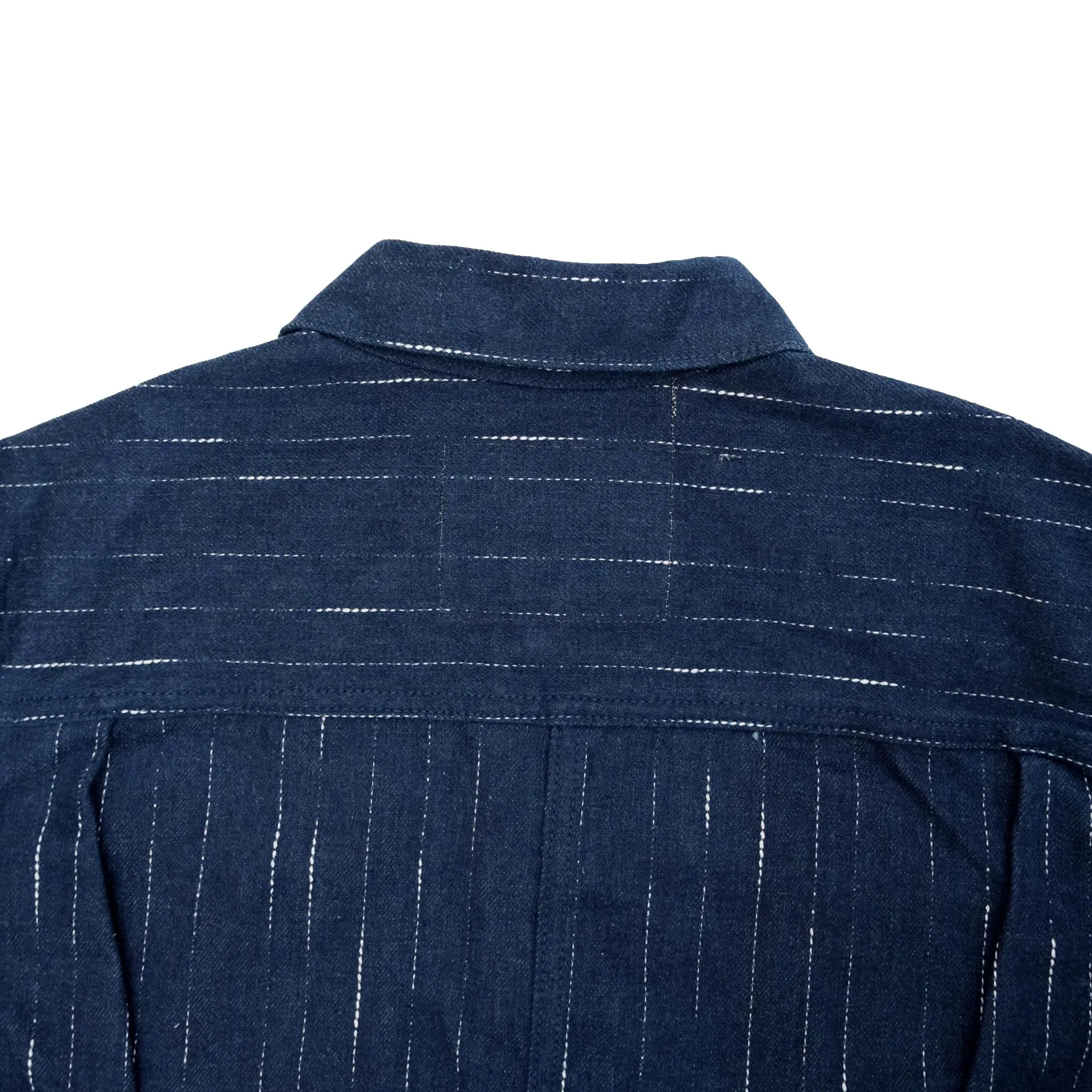 Studio D'Artisan Indigo "Rain" Kasuri Selvedge Jacket