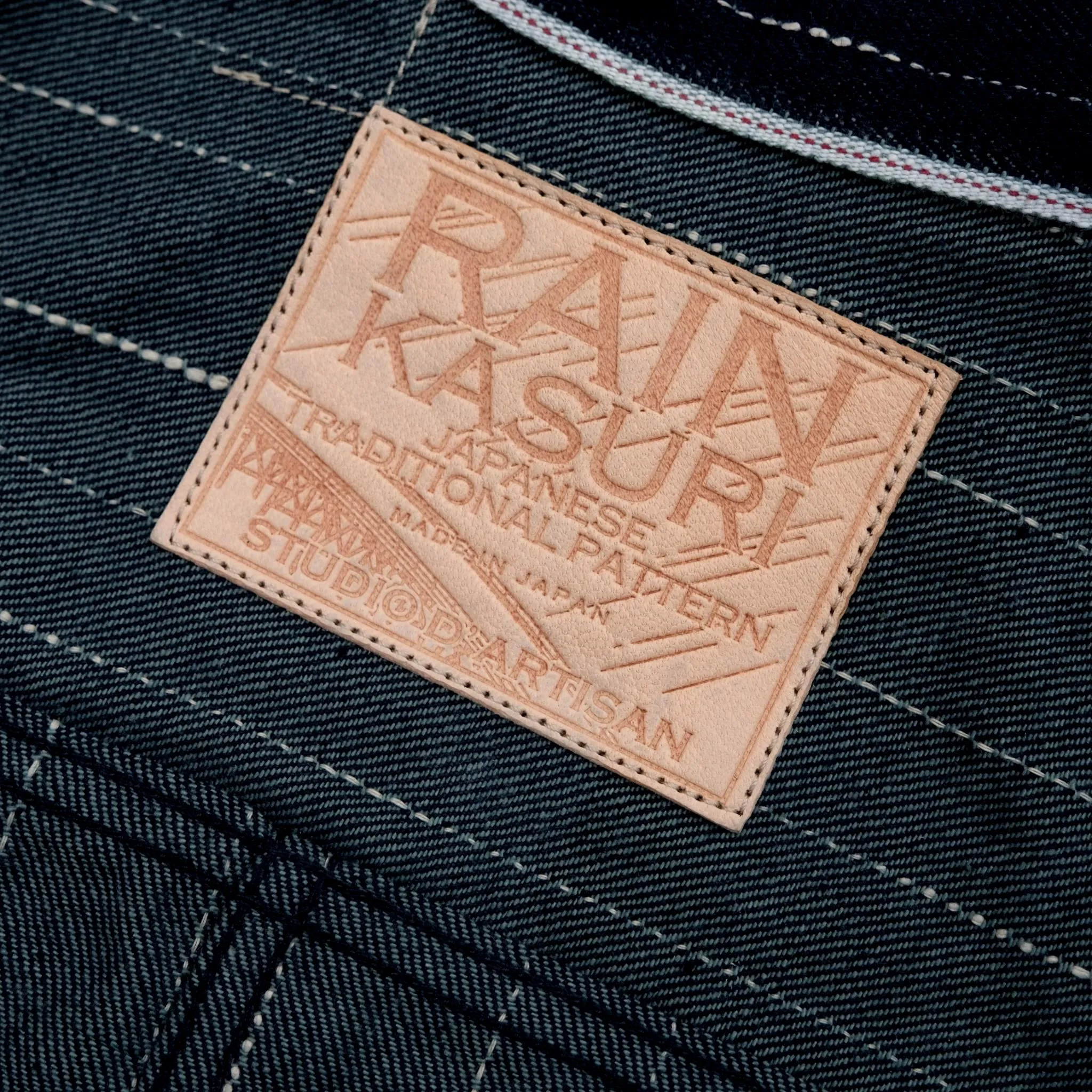 Studio D'Artisan Indigo "Rain" Kasuri Selvedge Jacket