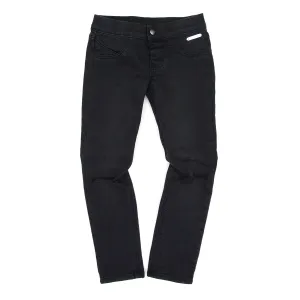 Sudo Sunday Yoga Denim Jean-Slashed Black