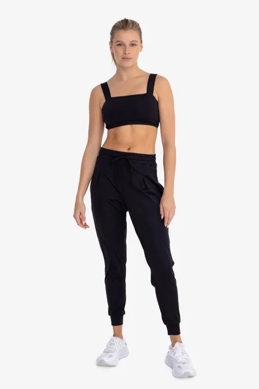 TEEK - Solid Pleated Front Joggers