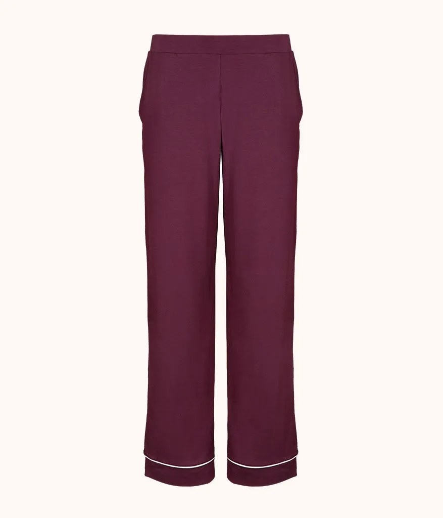 The All-Day Lounge Pant: Plum