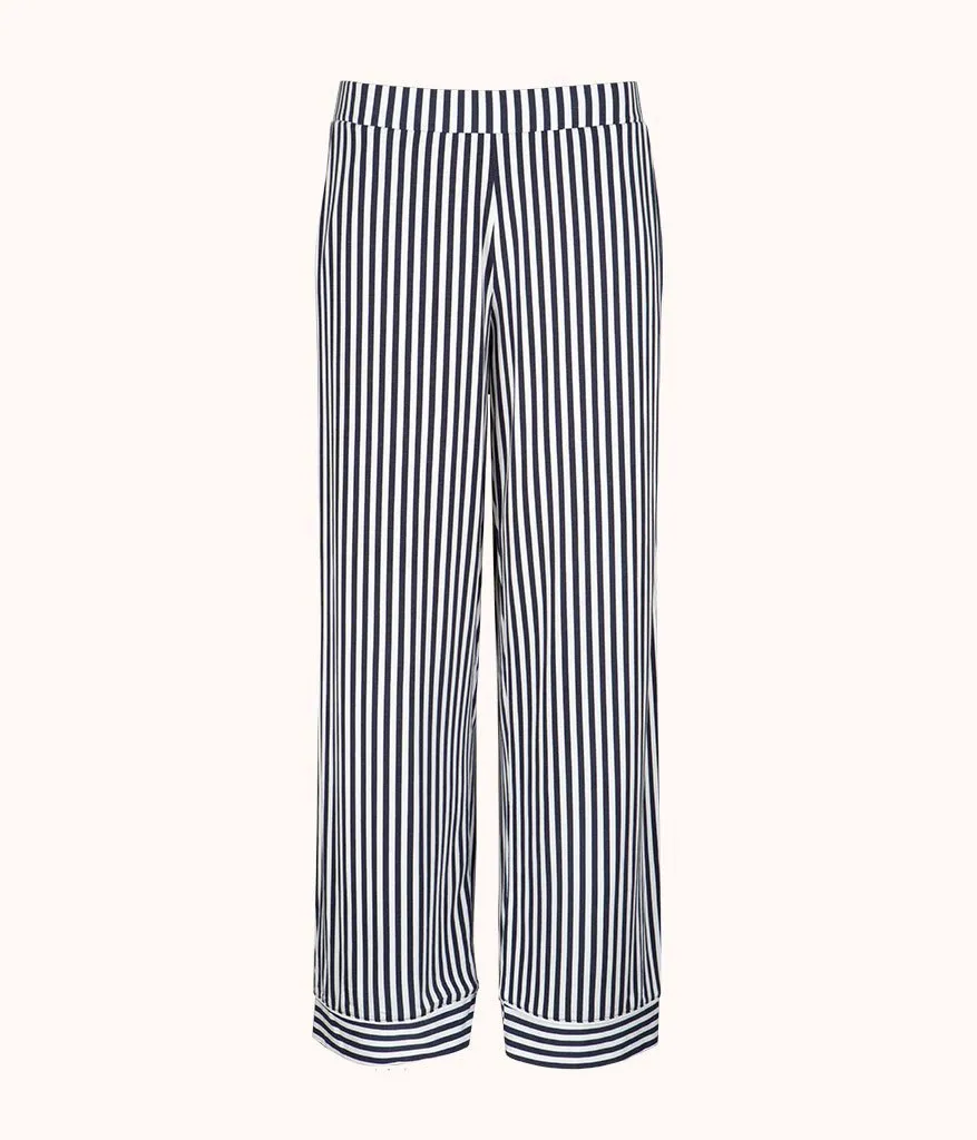 The All-Day Lounge Pant - Print: Mini Stripe Print