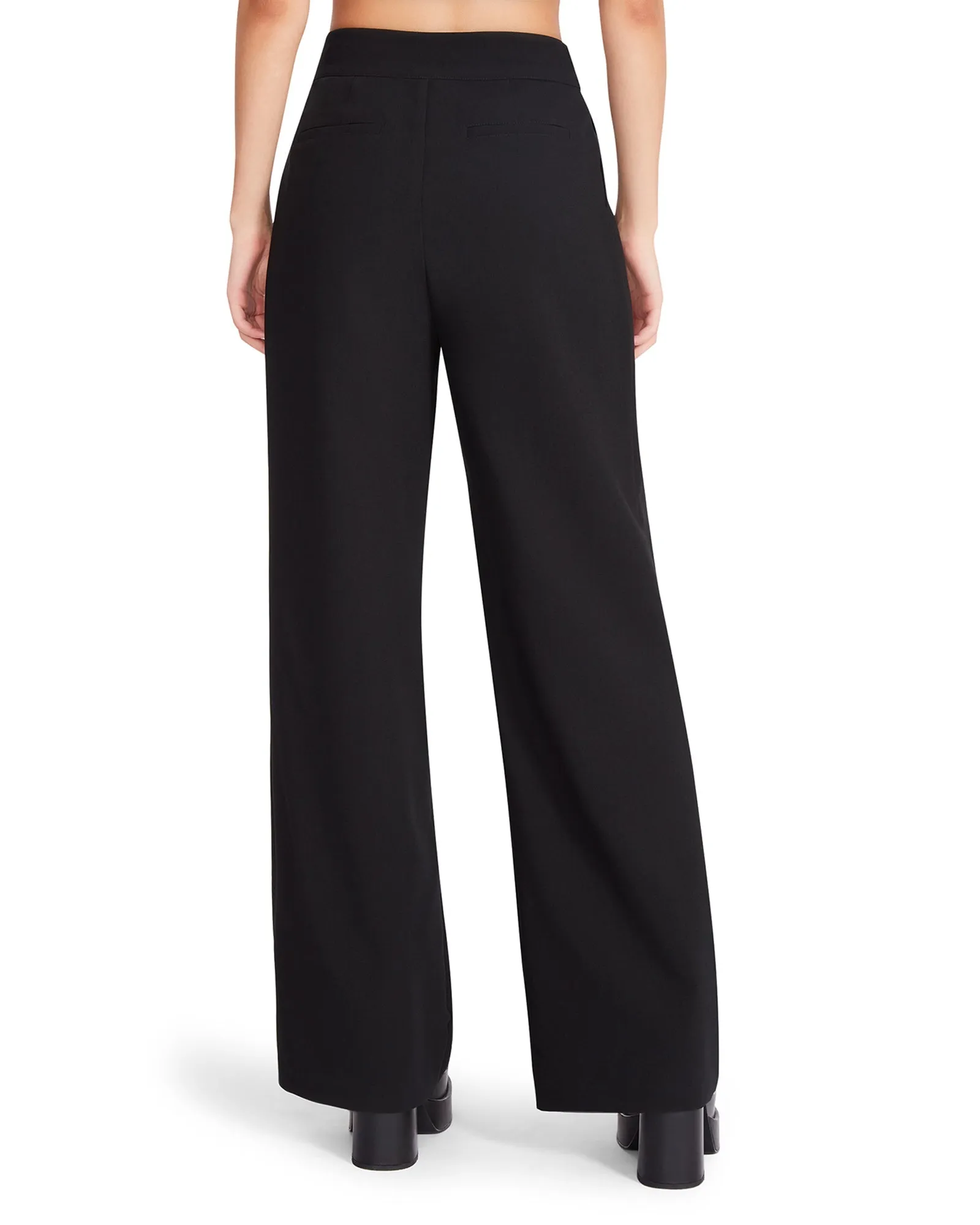 The Isabella Wide Leg Pant - Black