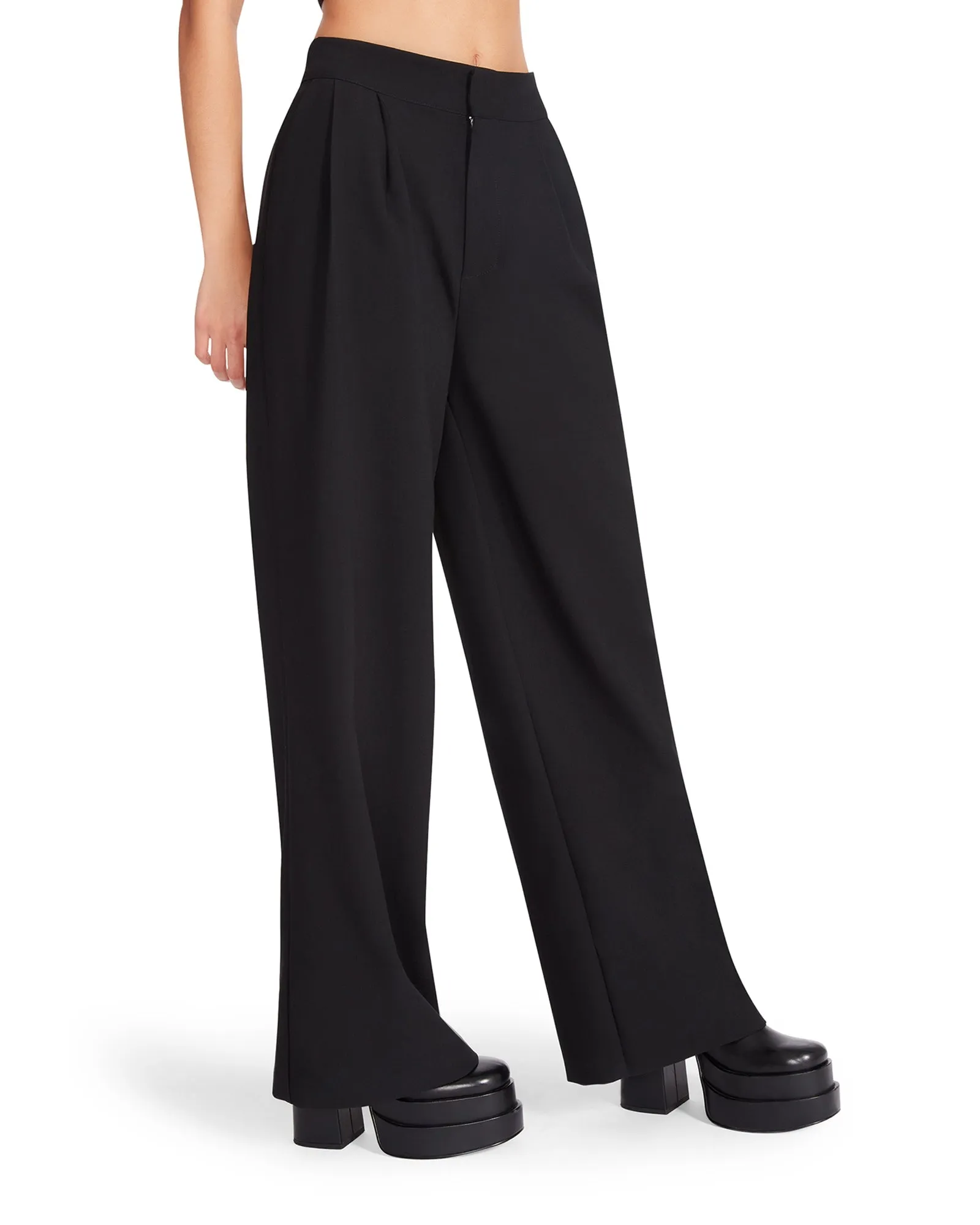 The Isabella Wide Leg Pant - Black