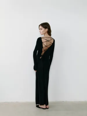 THE RESORT DRESS - BLACK