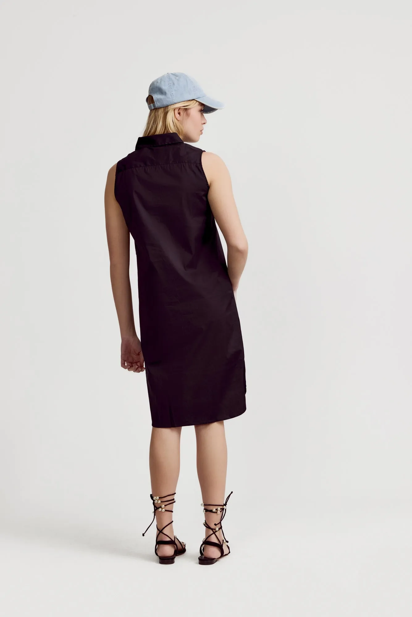 The Sleeveless Shirt Dress