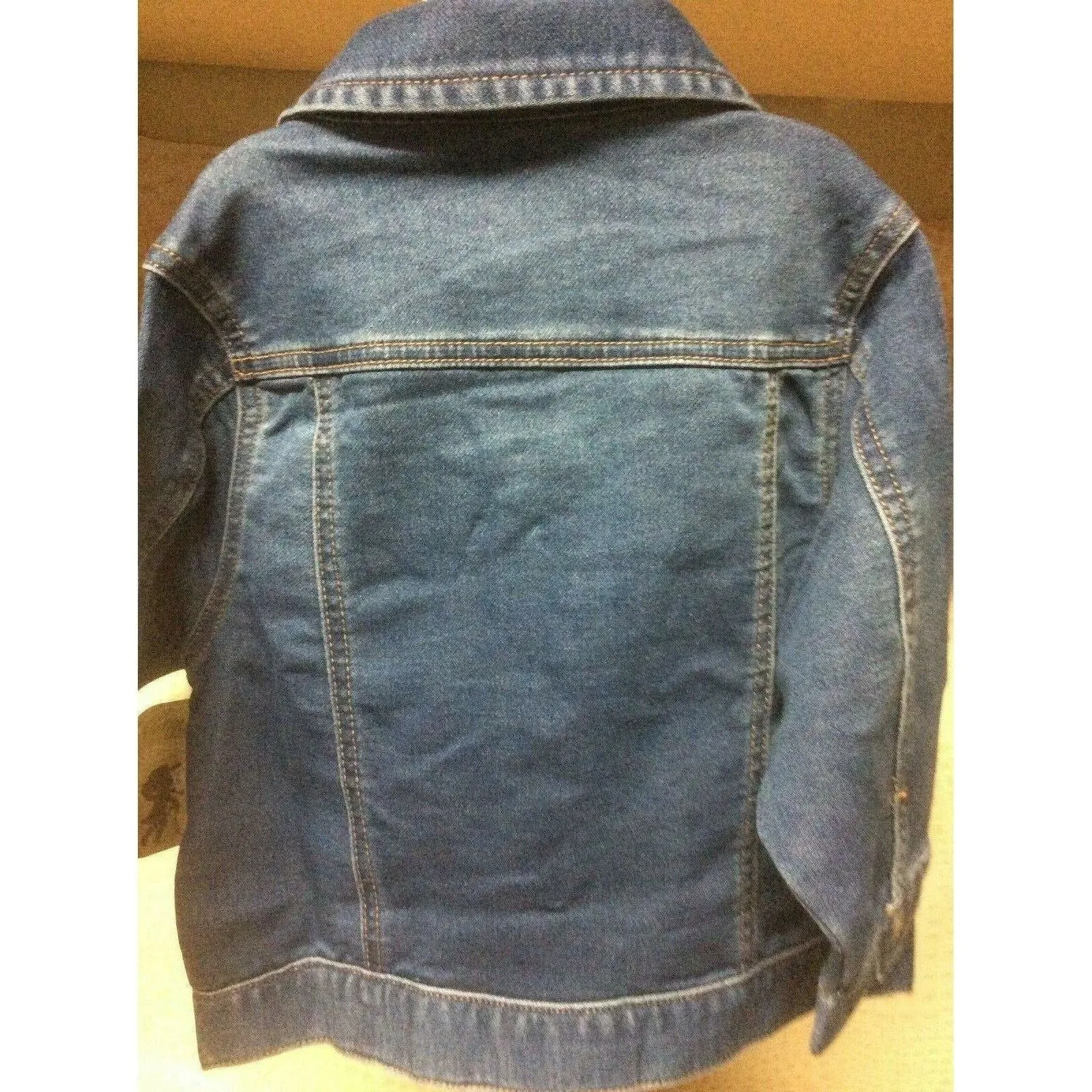 Toddler/Kids Wrangler Blue Denim Western Cowboy Trucker Stretch Jacket