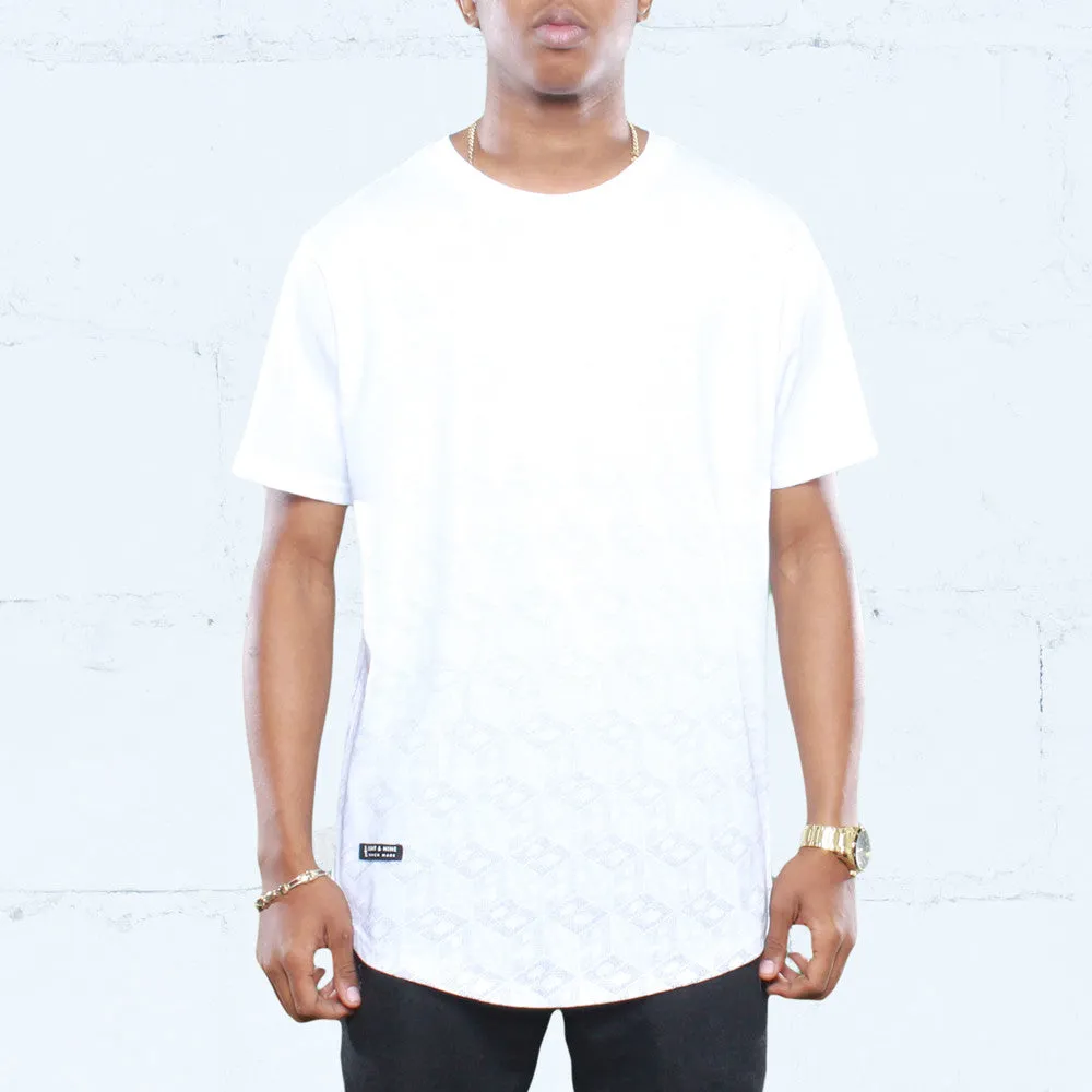 Trenchyard Curved Hem T Shirt White