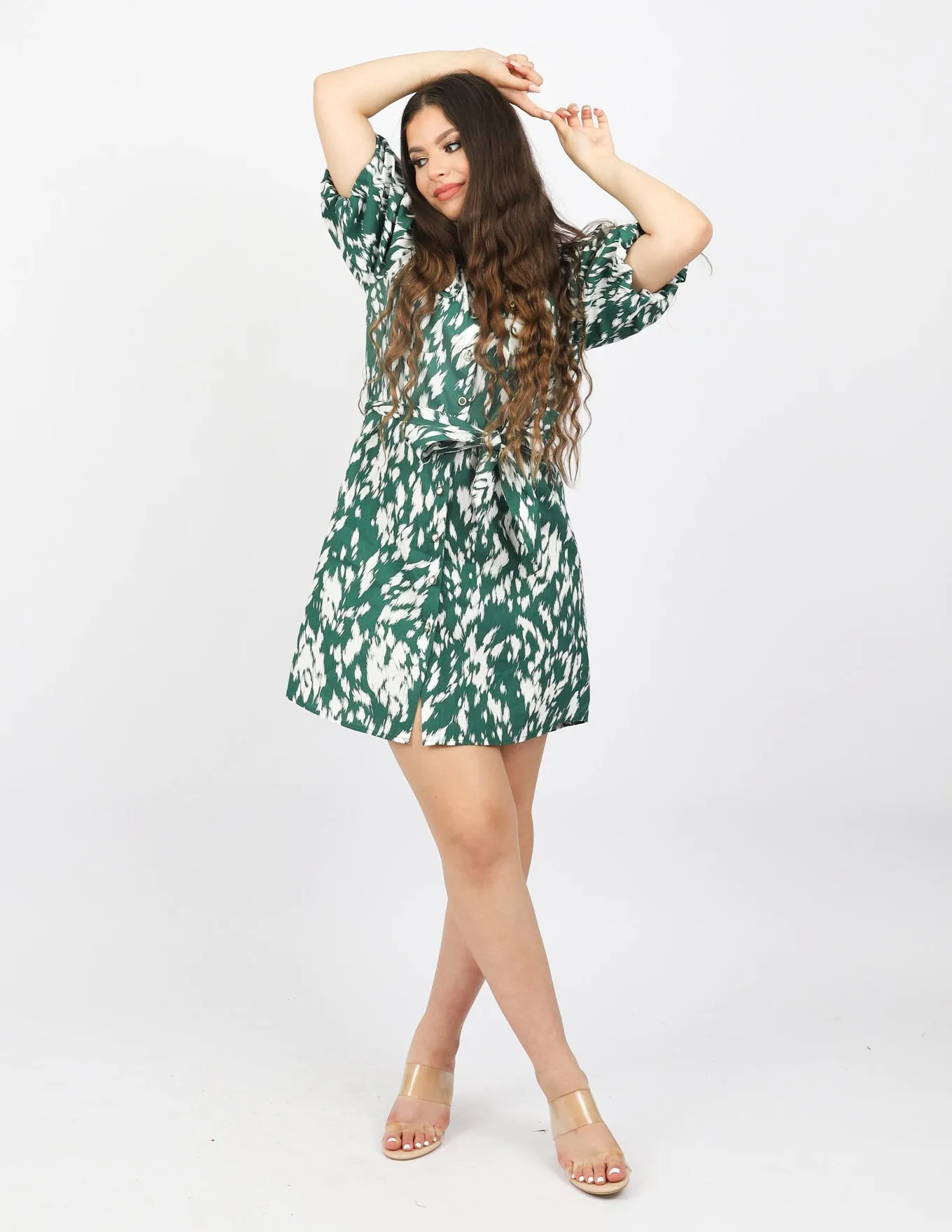 Tropicana Pocket Shirt Dress