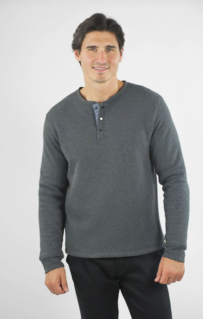 Union Sherpa Lined Recycled Jacquard Henley