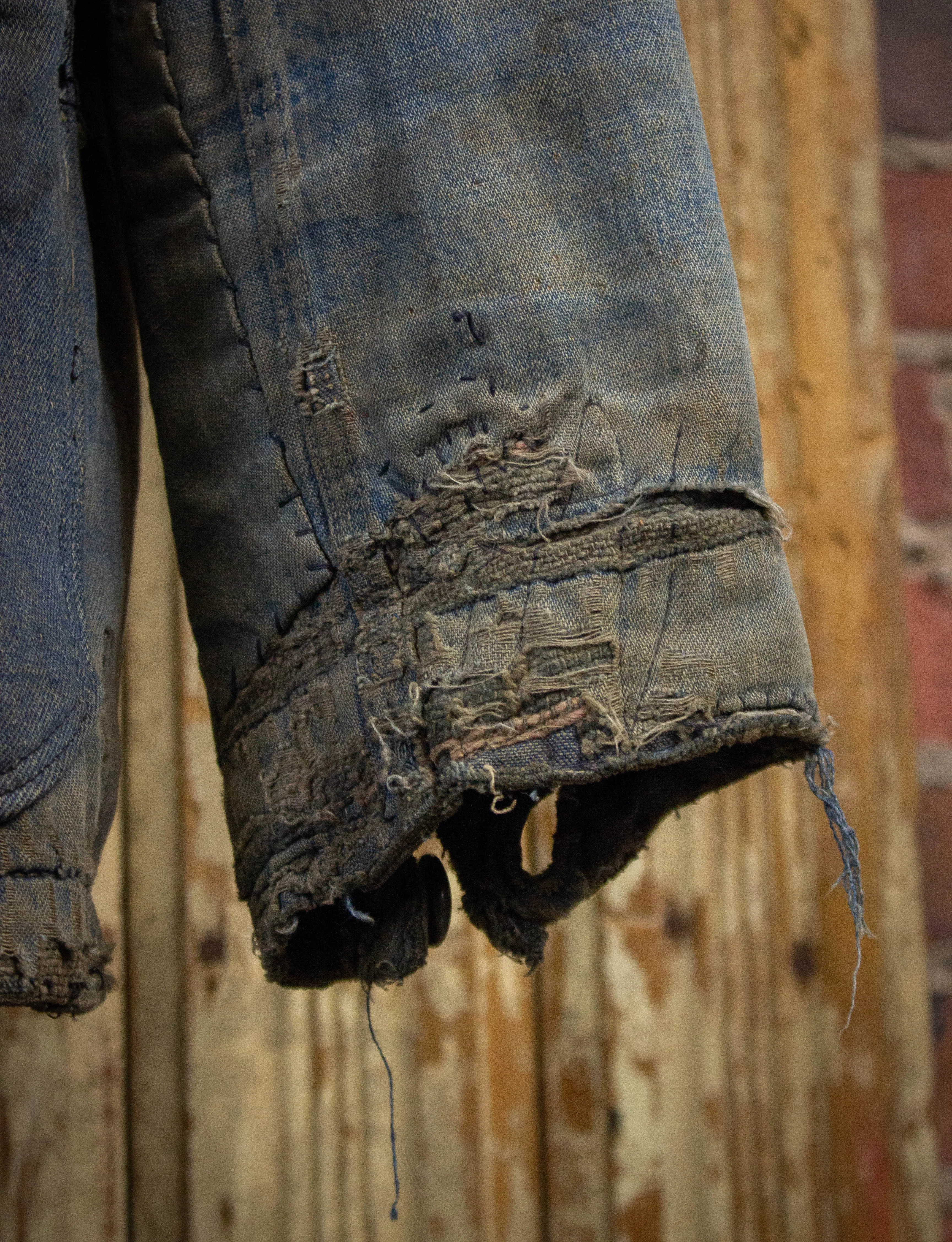 Vintage Denim Workwear Jacket 30s/40s Large