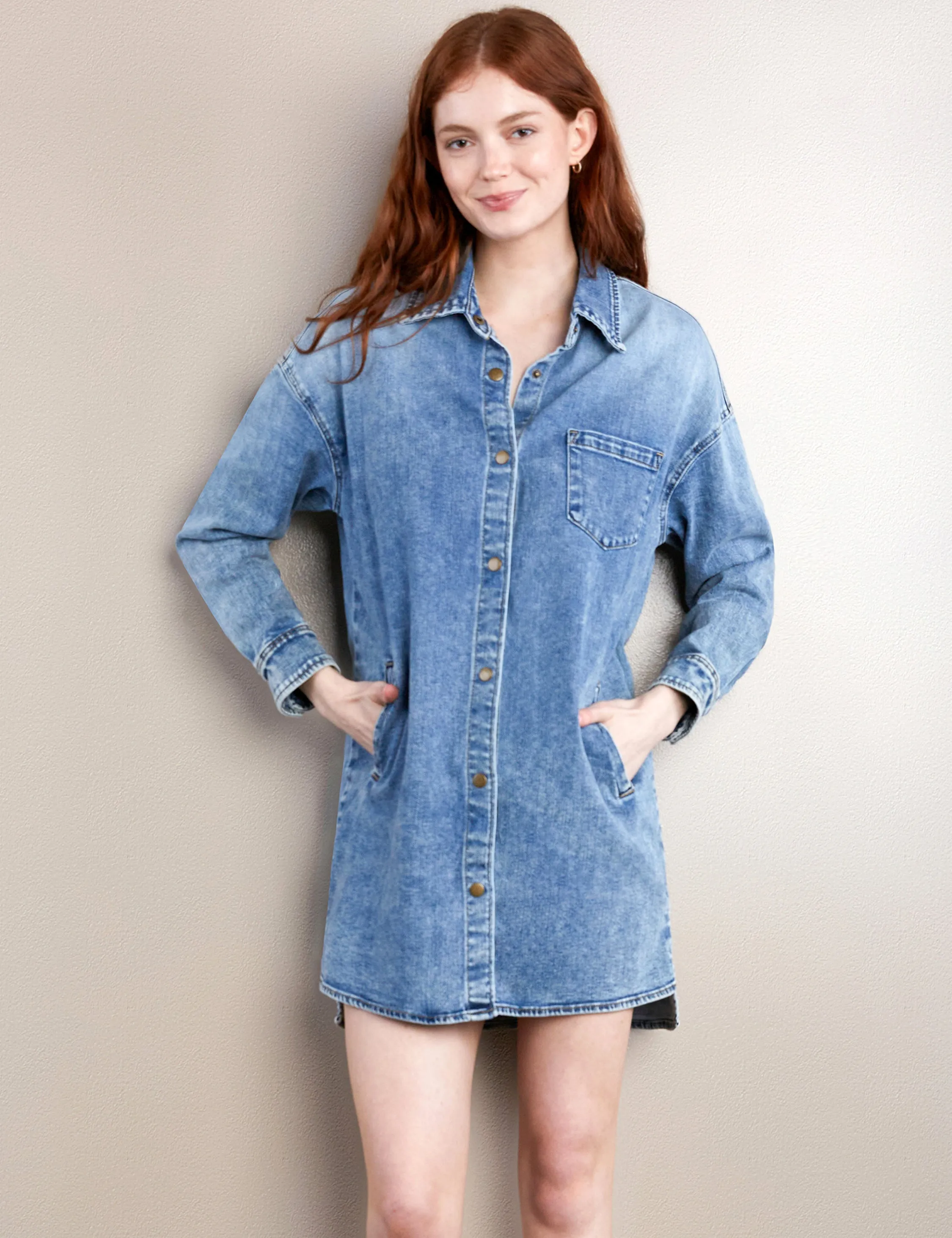 WL Denim Shirtdress