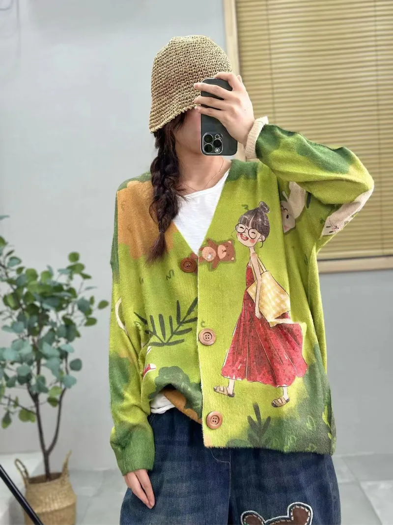 Women's Warm Hugs in Doll Style Cardigans