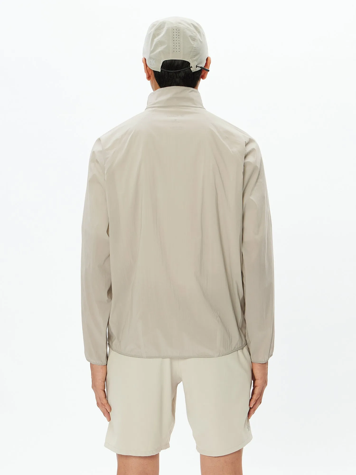 Zip-up Floating Wind Shell Jacket