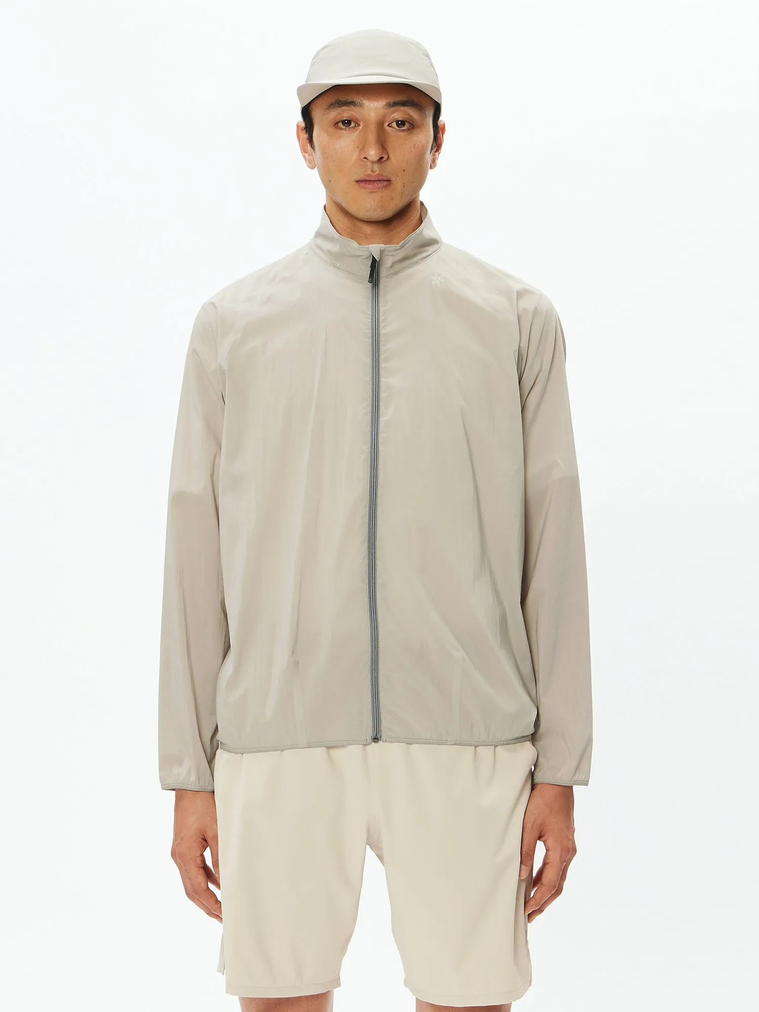 Zip-up Floating Wind Shell Jacket