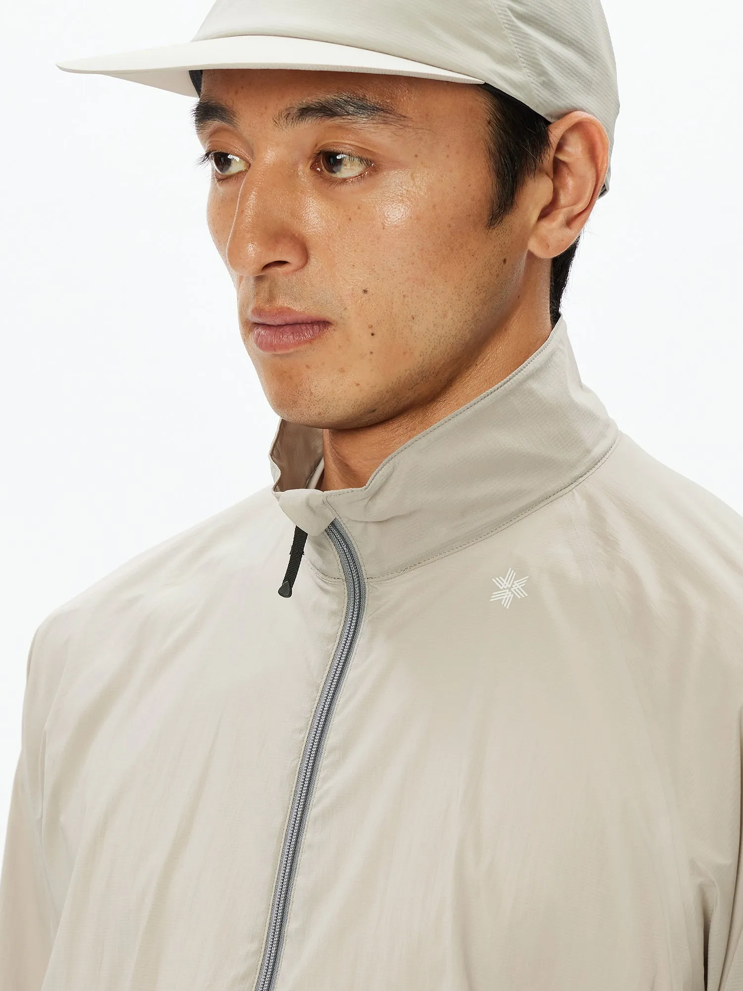 Zip-up Floating Wind Shell Jacket