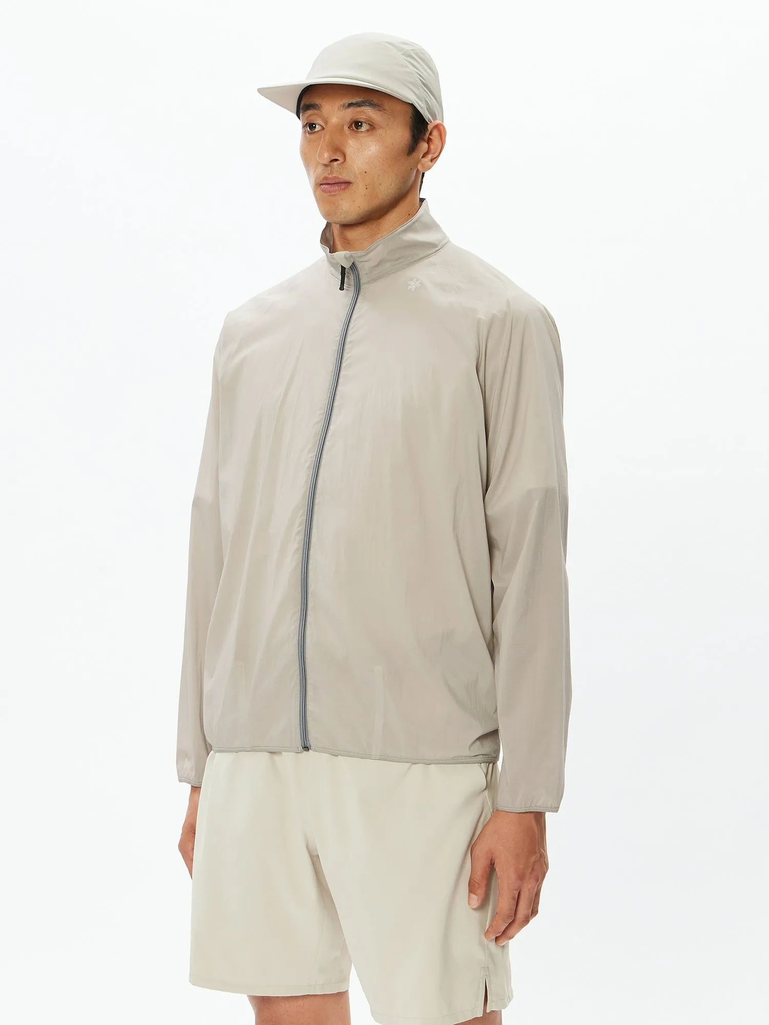 Zip-up Floating Wind Shell Jacket